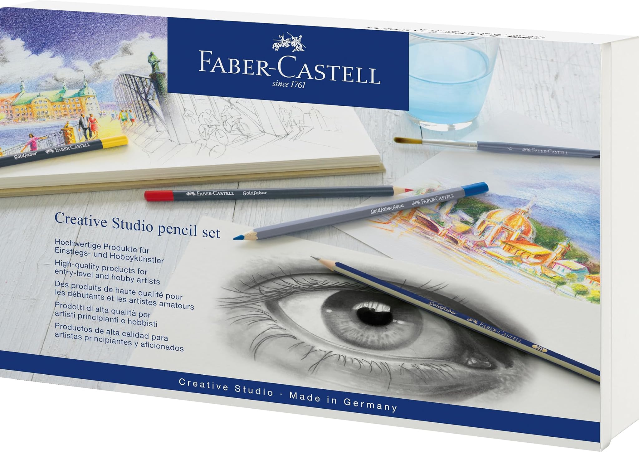 Faber-castell 210009 - Set Studio Creativo 30 pezzi