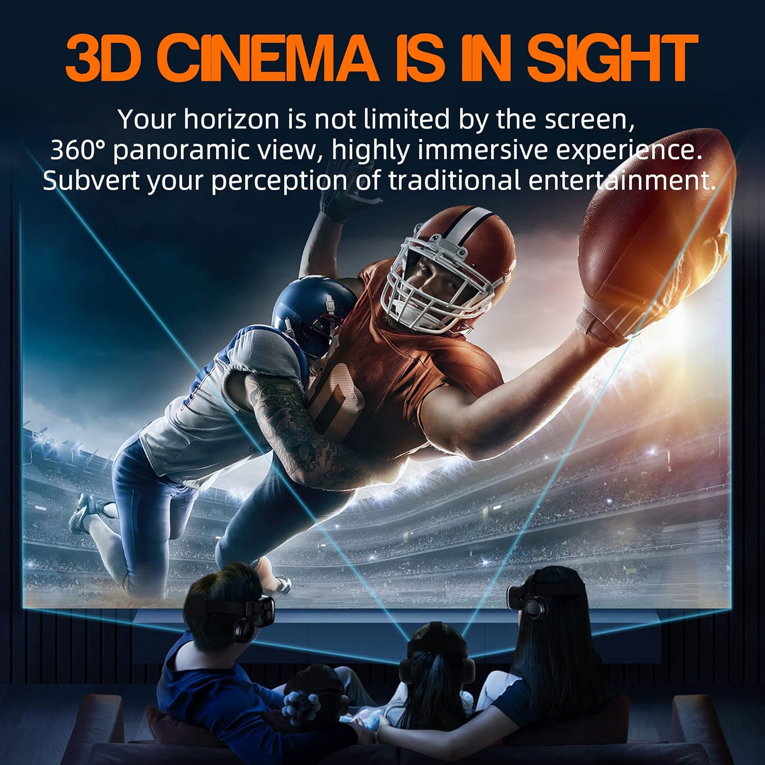 Occhiali VR 3D con Cuffie per Smartphone - immagine 3