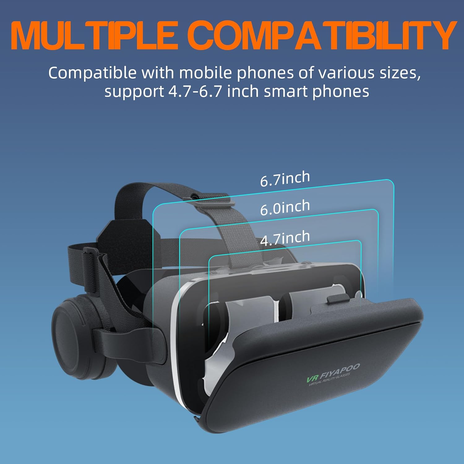 Occhiali VR 3D con Cuffie per Smartphone - immagine 7