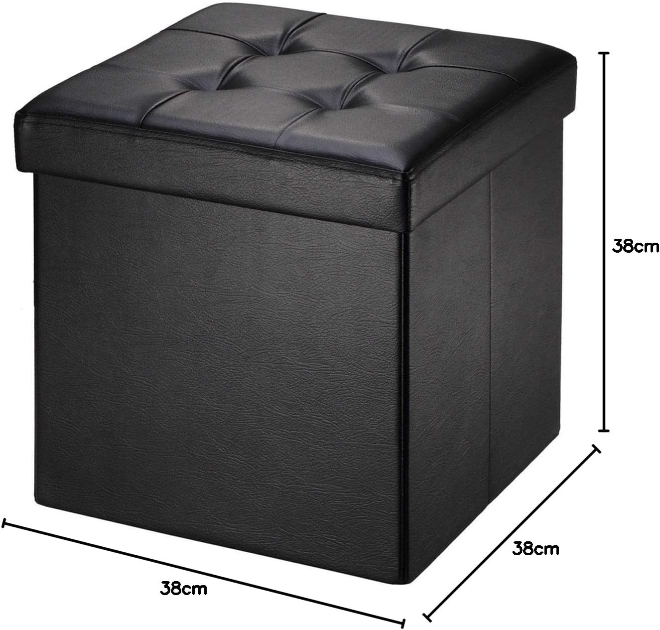 Brian & Dany Pouf Cubo Contenitore Pieghevole 38cm - immagine 3