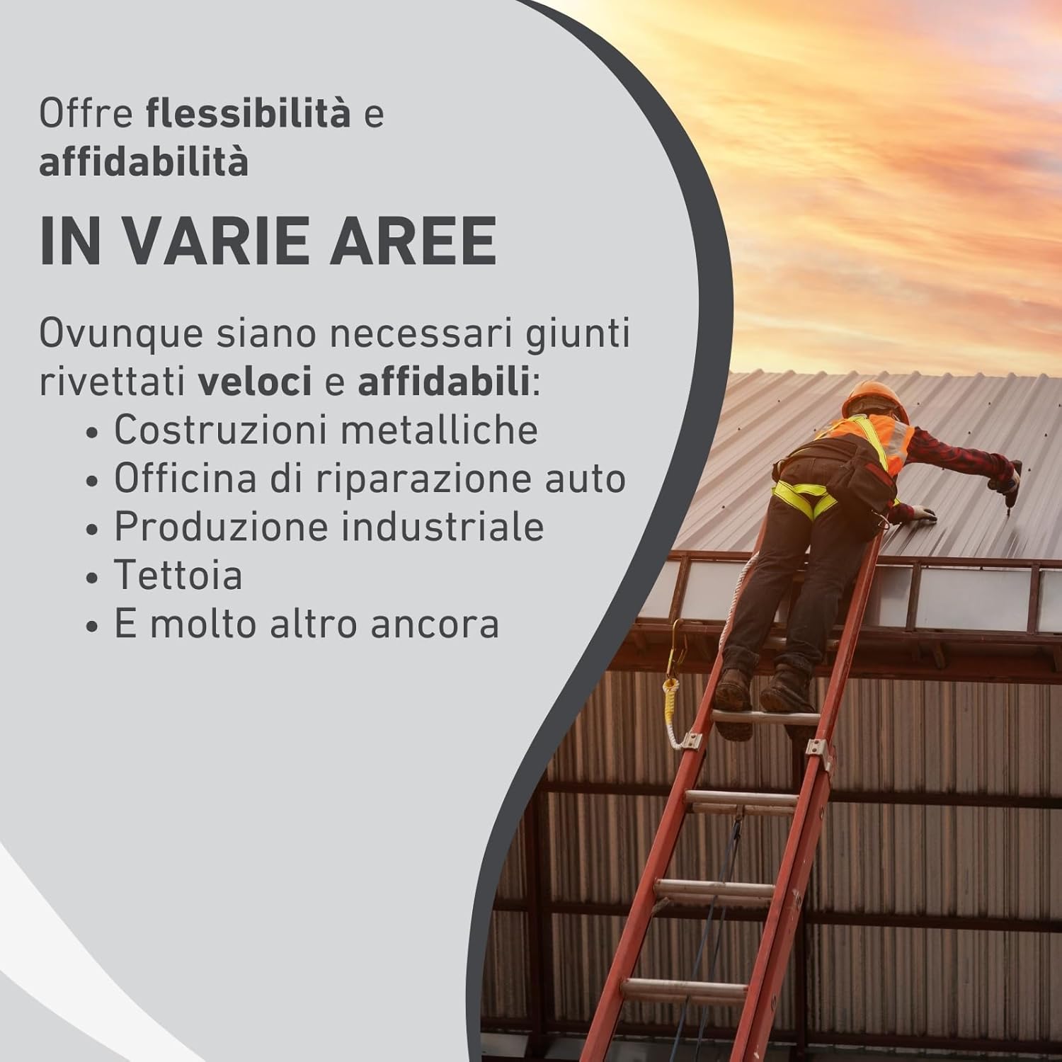 Fortum Accessorio Rivettatrice per Avvitatrice/Trapano - immagine 8