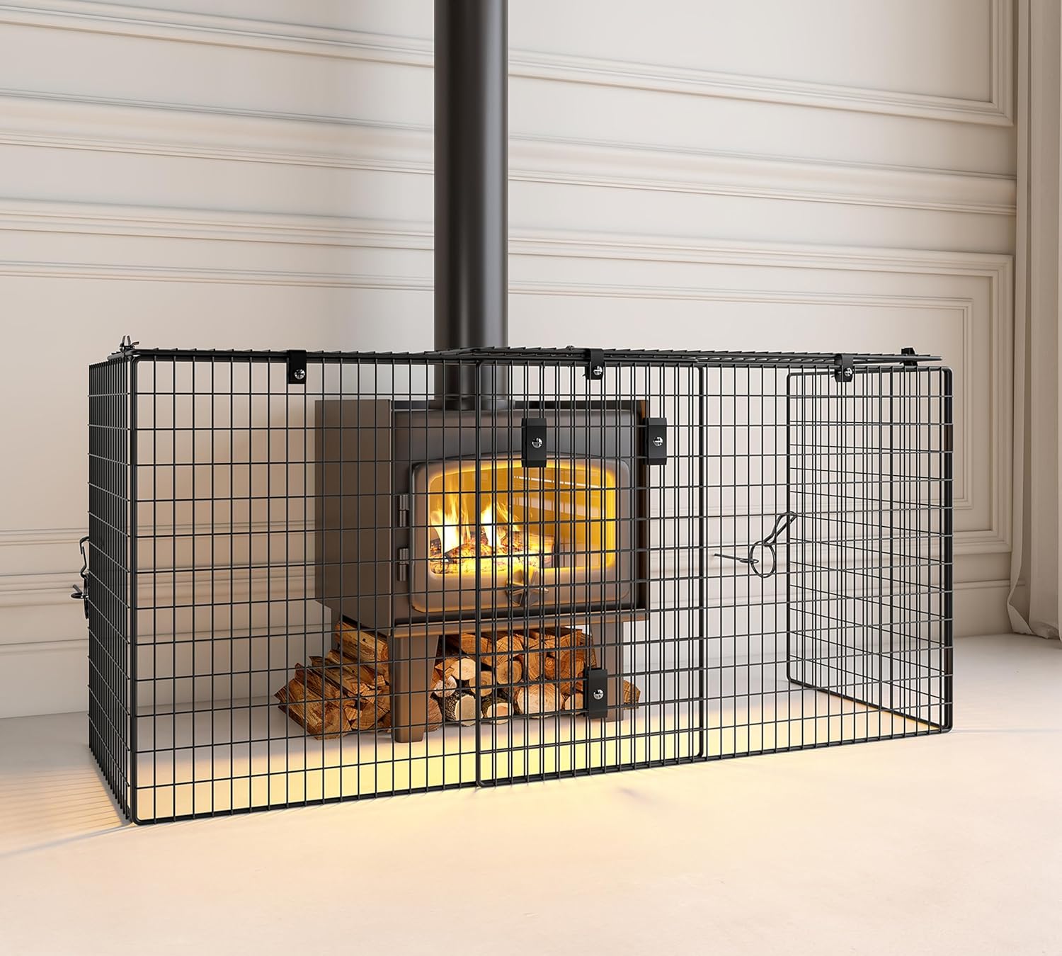 Parascintille Estensibile per Camino 92-168cm - immagine 1