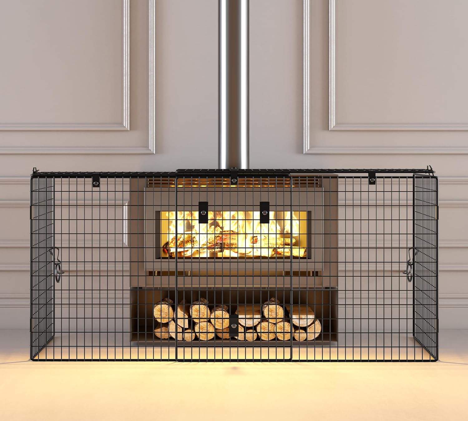 Parascintille Estensibile per Camino 92-168cm - immagine 2