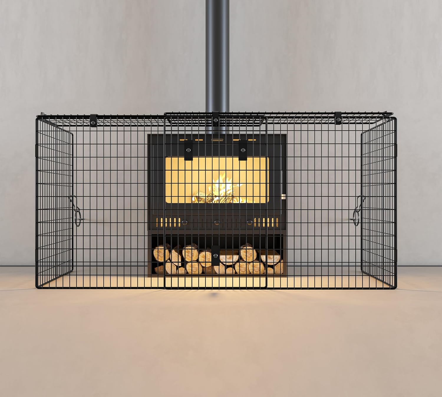 Parascintille Estensibile per Camino 92-168cm - immagine 5