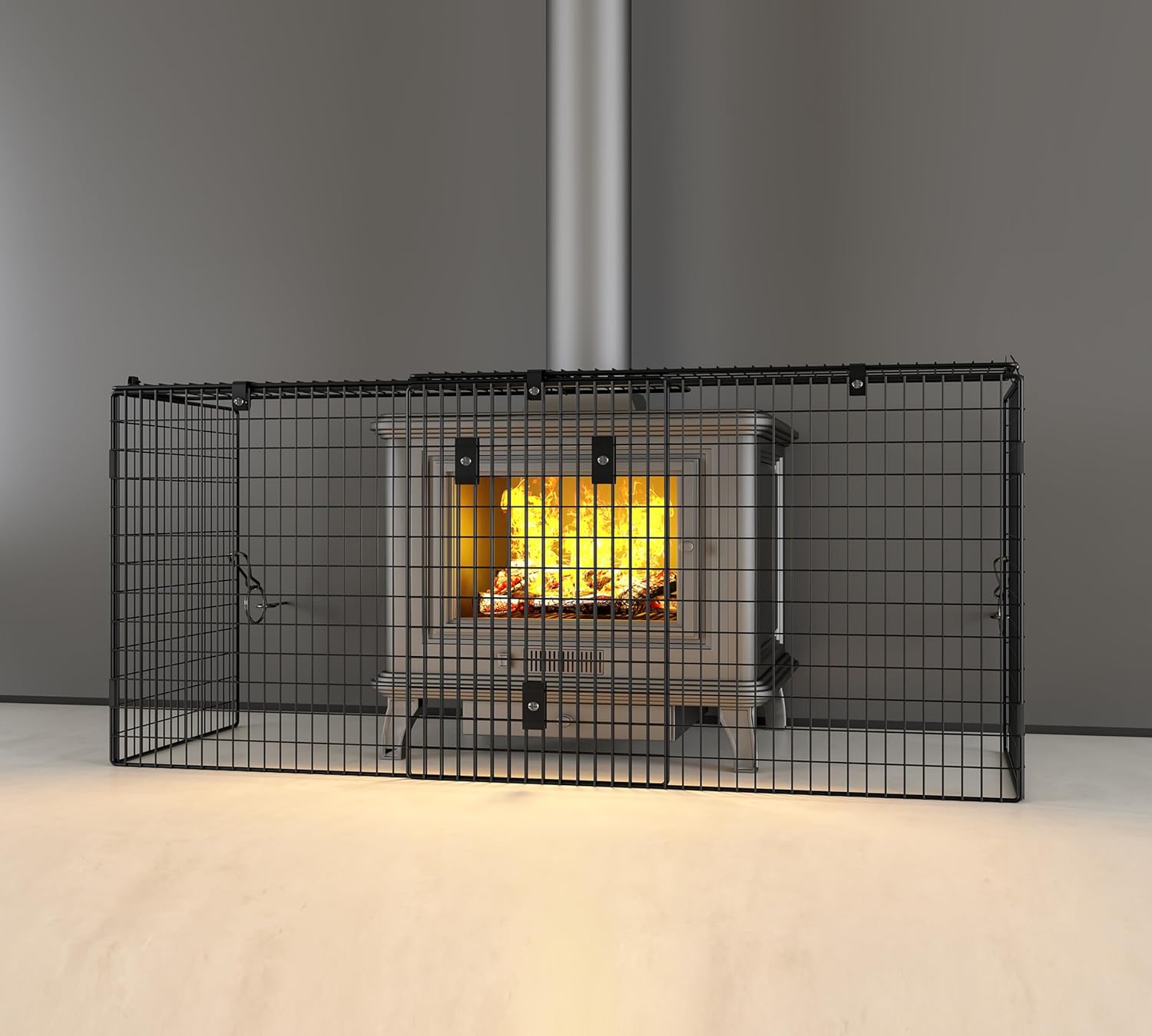 Parascintille Estensibile per Camino 92-168cm - immagine 6