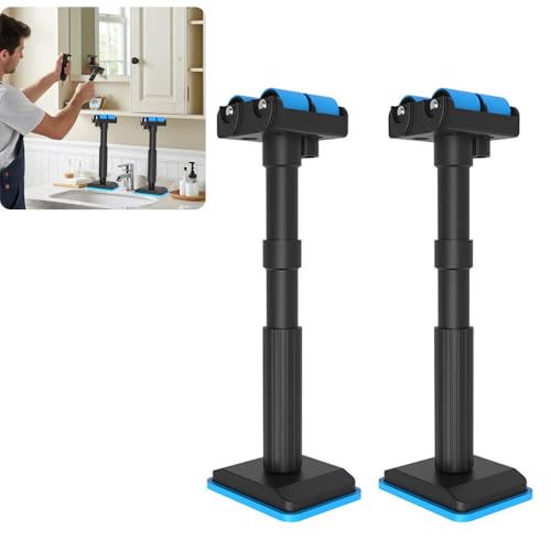 2pz Supporto Rapido Telescopico con Rullo 19-44cm