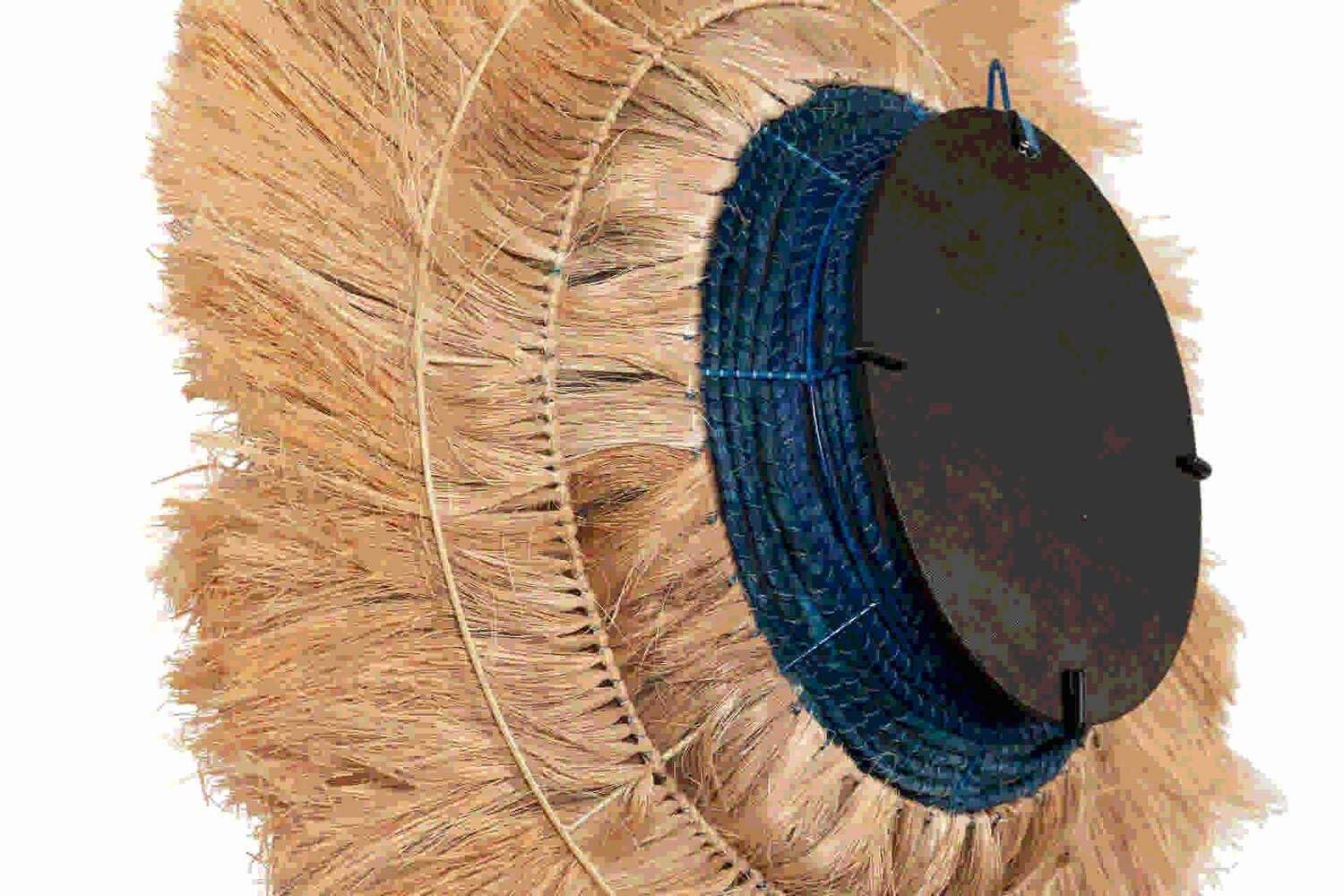 LAMPARA TECHO FIBRAS PADANG 41x41x25 CM