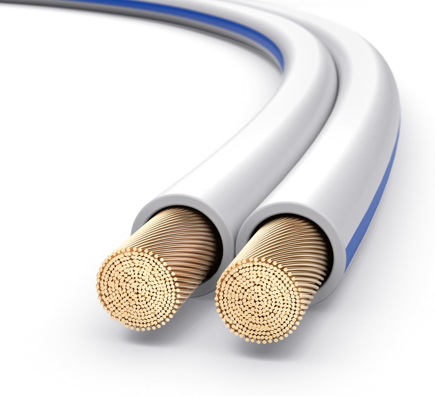 Purelink Sp011-050 Cavo per Diffusori Hifi 50m, Bianco - immagine 1