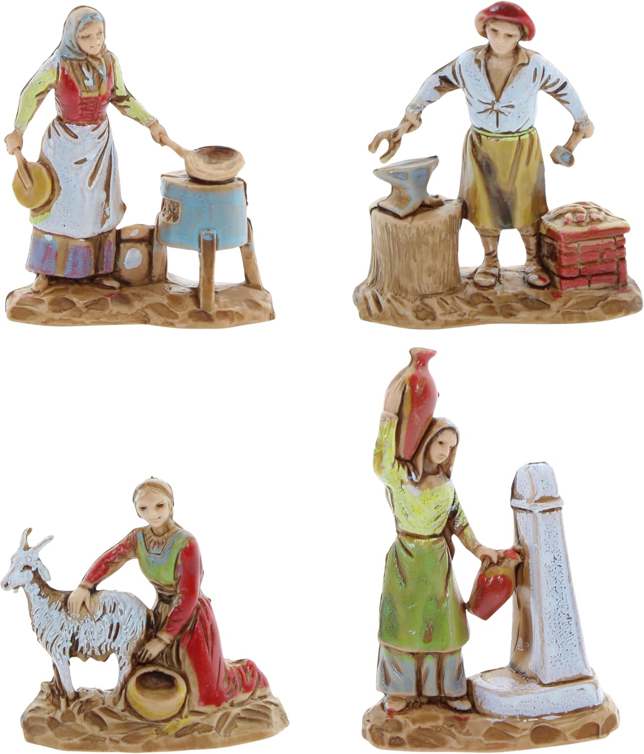 Moranduzzo Set 11 Mestieri per Presepe 3,5 cm - immagine 4