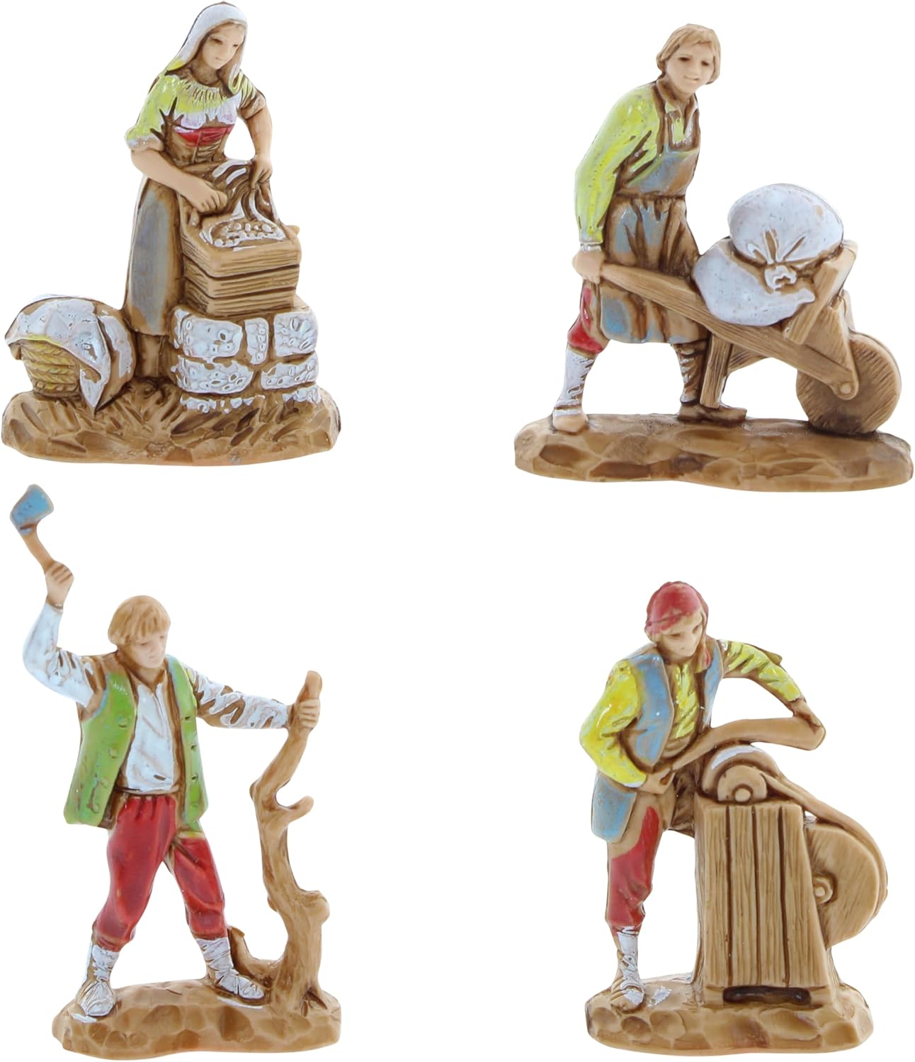 Moranduzzo Set 11 Mestieri per Presepe 3,5 cm - immagine 5