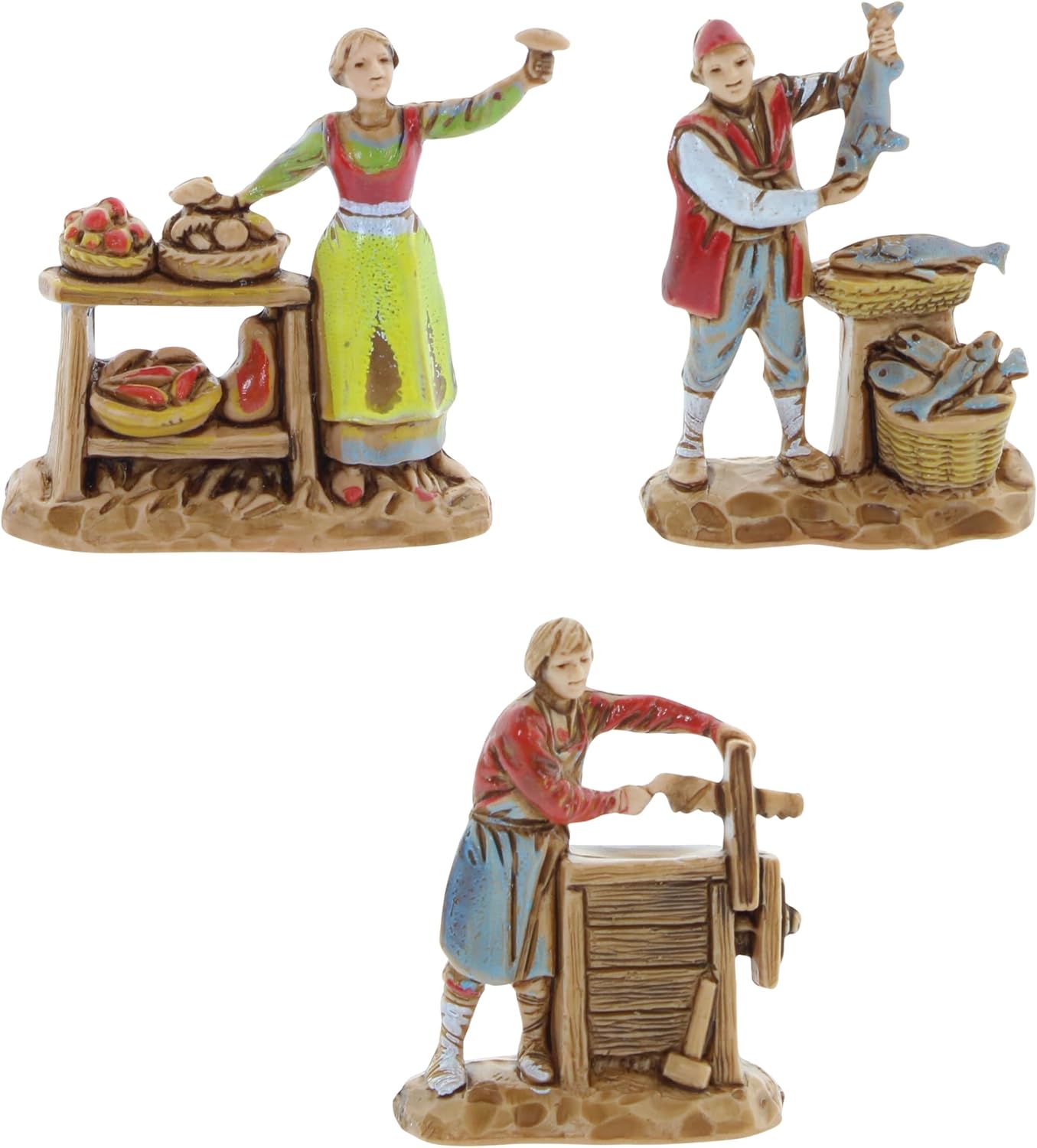 Moranduzzo Set 11 Mestieri per Presepe 3,5 cm - immagine 6
