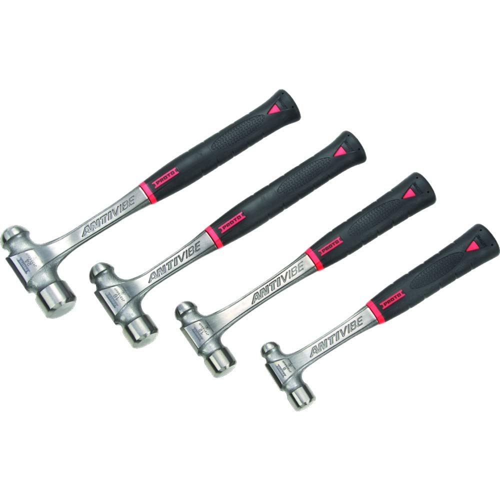 Proto J1304AVPS Antivibe Ball Pein Hammer Set, 4 pezzi