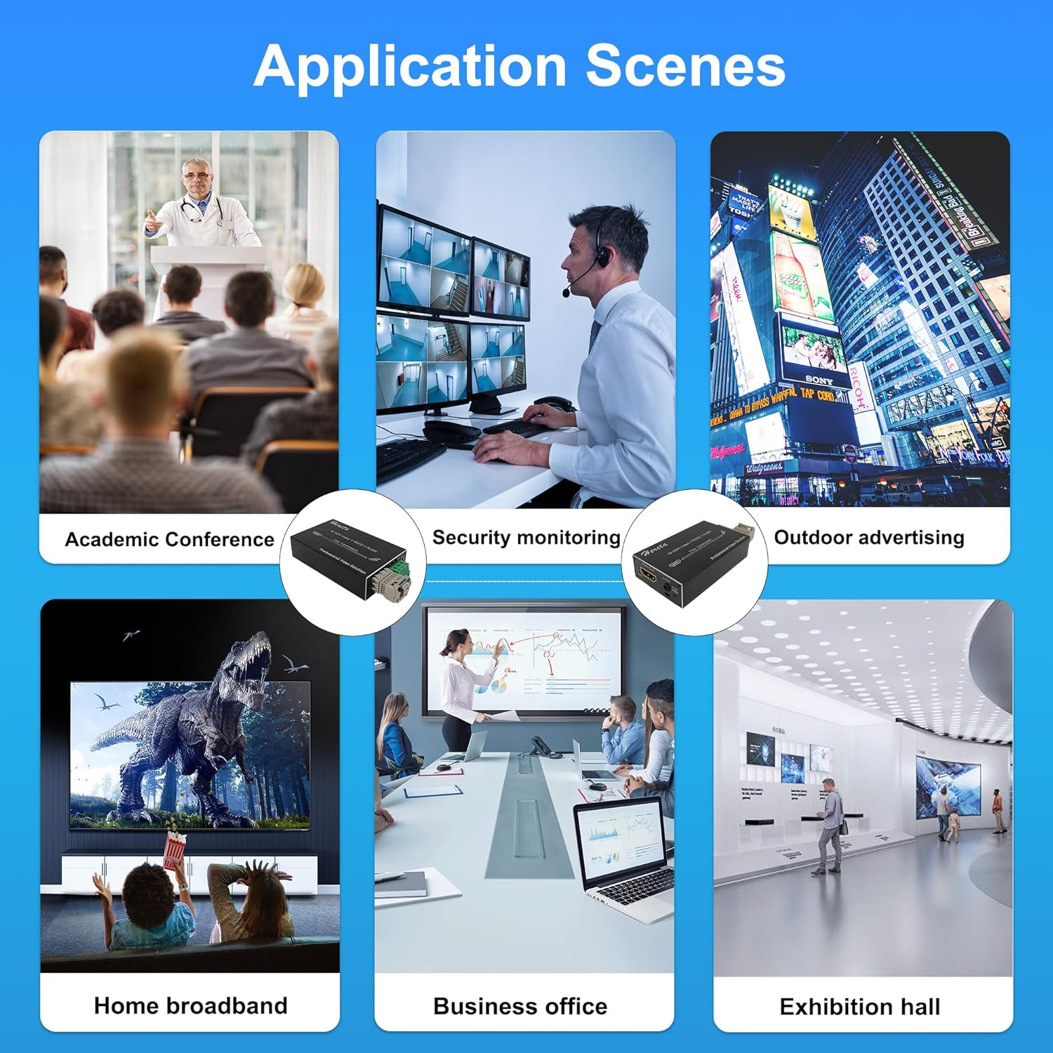 Mini Convertitore Fibra HD 4K HDMI con RS232 - immagine 6