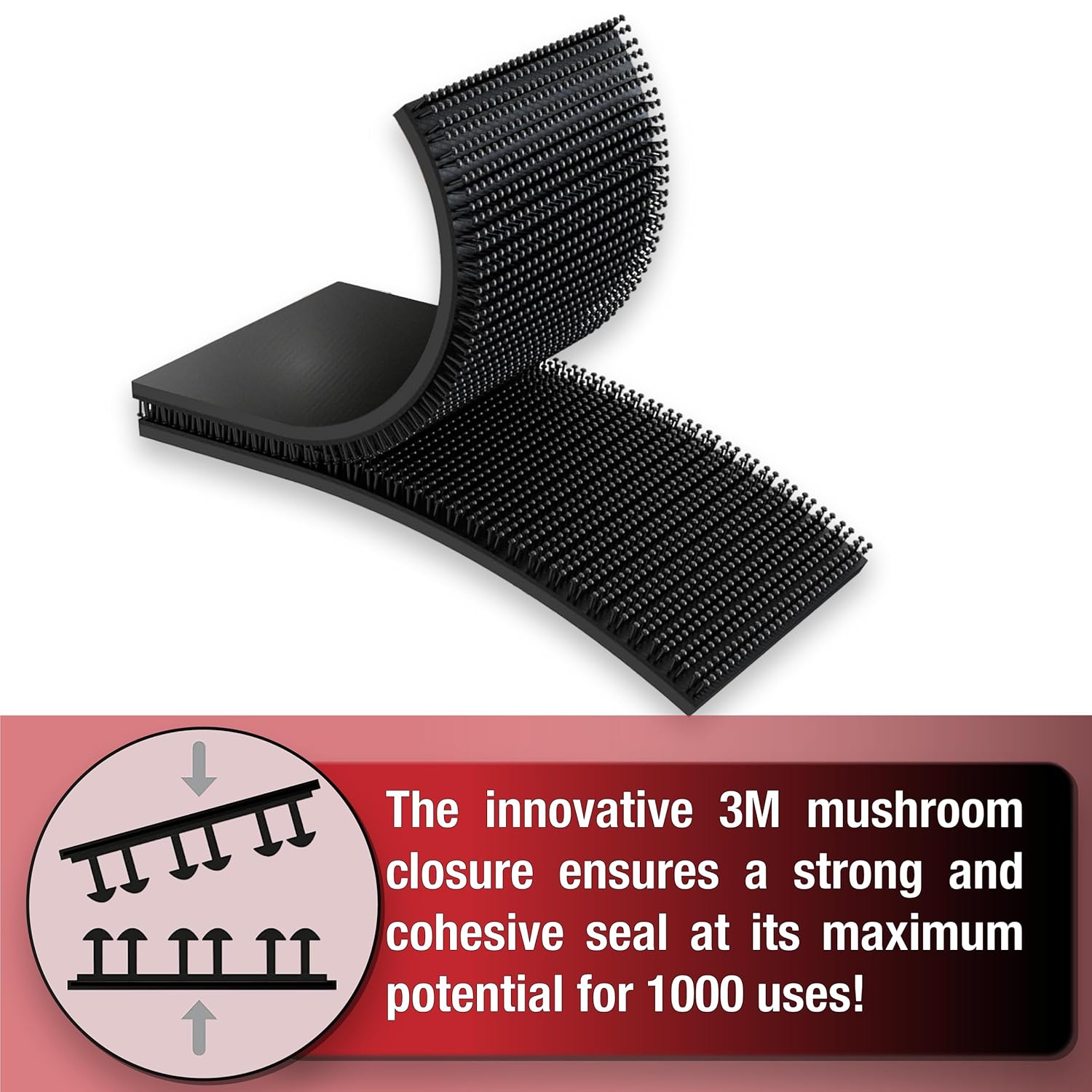 Dpm Tapes Dual Lock SJ3870 - Fissaggio adesivo 25x50mm - immagine 4