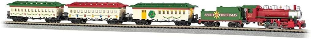 Bachmann Trains - Spirit of Christmas Electric Train Set