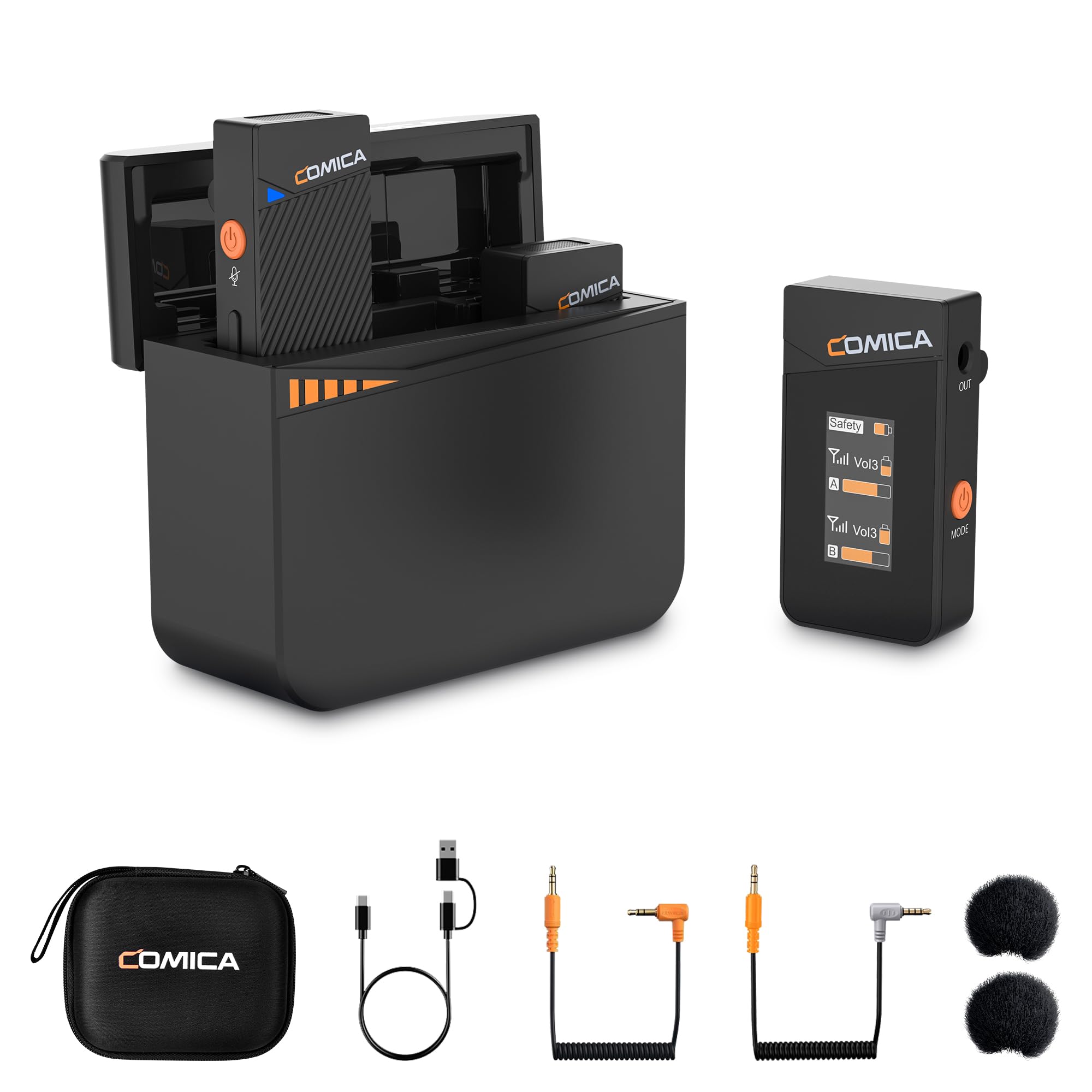 Comica Vimo C3 - Microfono Lavalier Wireless