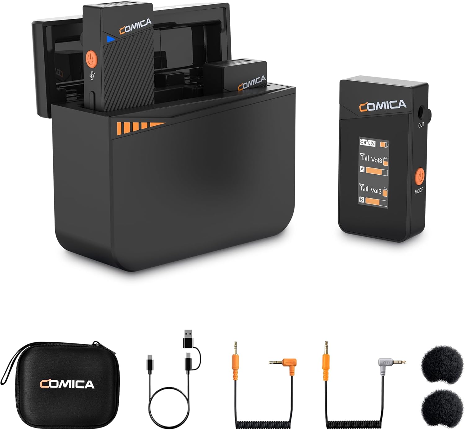 Comica Vimo C3 - Microfono Lavalier Wireless - immagine 1