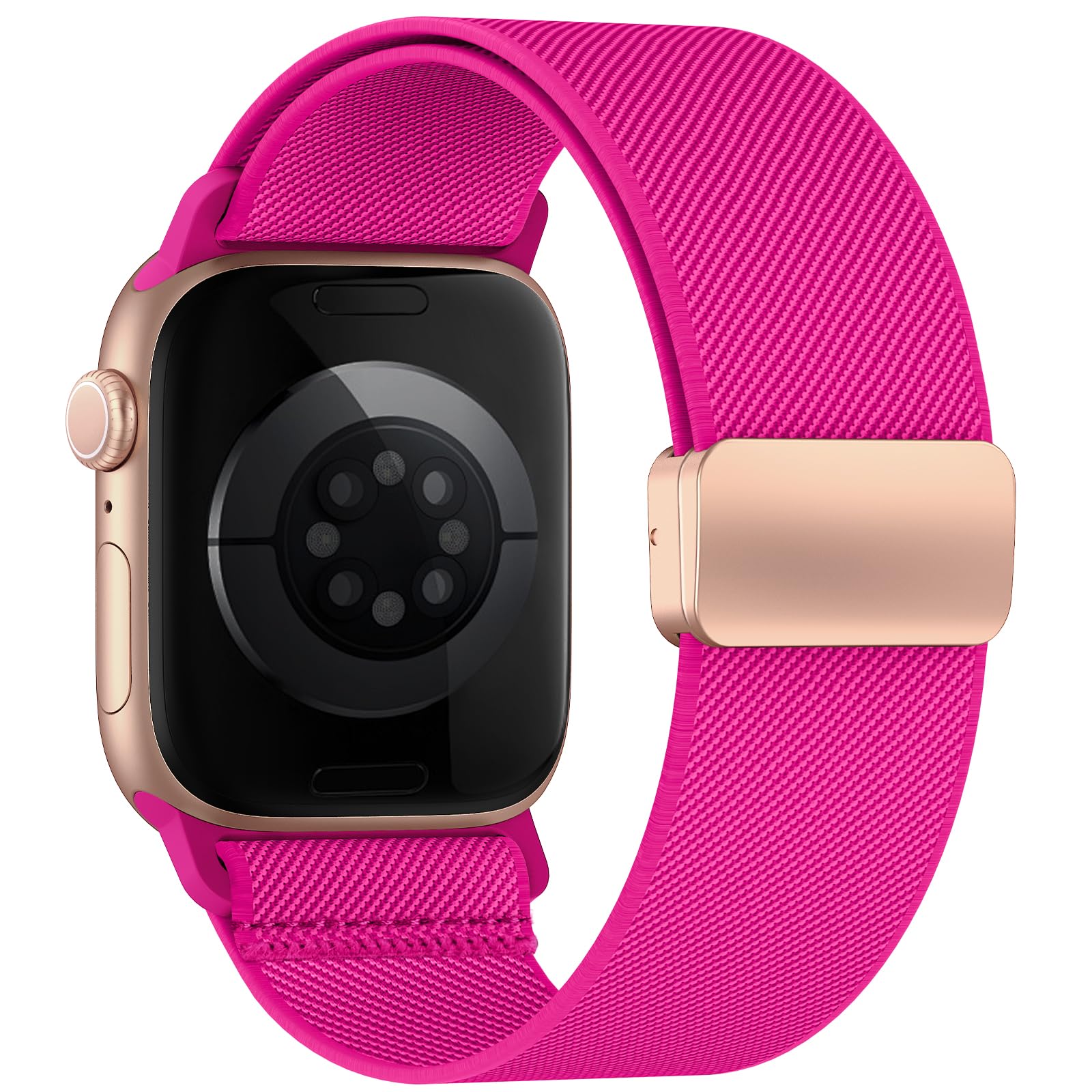 Cinturino Compatibile con Apple Watch 49mm 46mm 45mm 44mm 42mm 41mm 40mm 38mm Uomo Donna, Traspirante Elasticità Nylon Elastico Cinturini per iWatch Seriers 11 10 9 8 7 6 5 4 3 2 1 SE Ultra 3 2 1