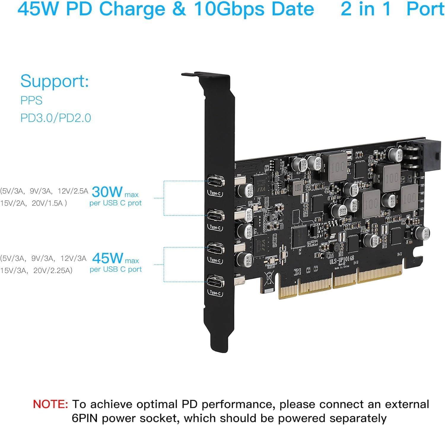 Scheda PCIe USB (UP10148) - immagine 2
