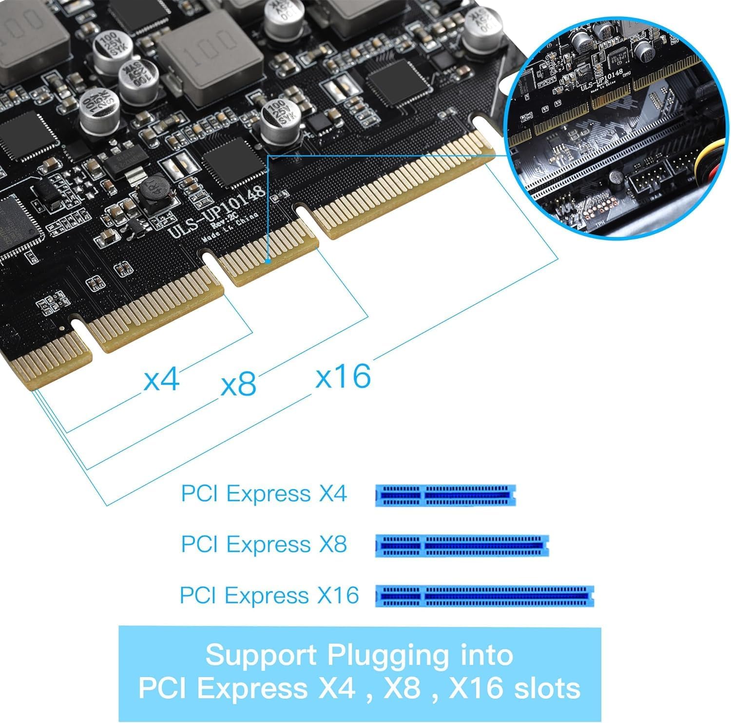 Scheda PCIe USB (UP10148) - immagine 4