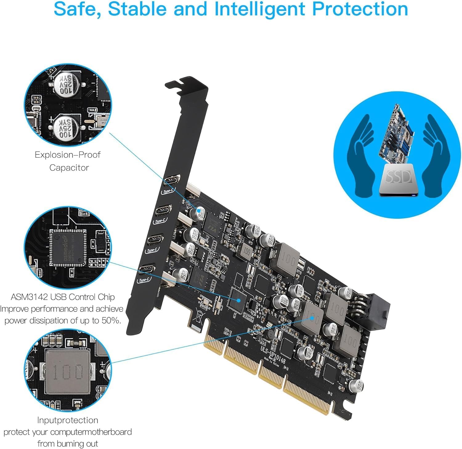 Scheda PCIe USB (UP10148) - immagine 5