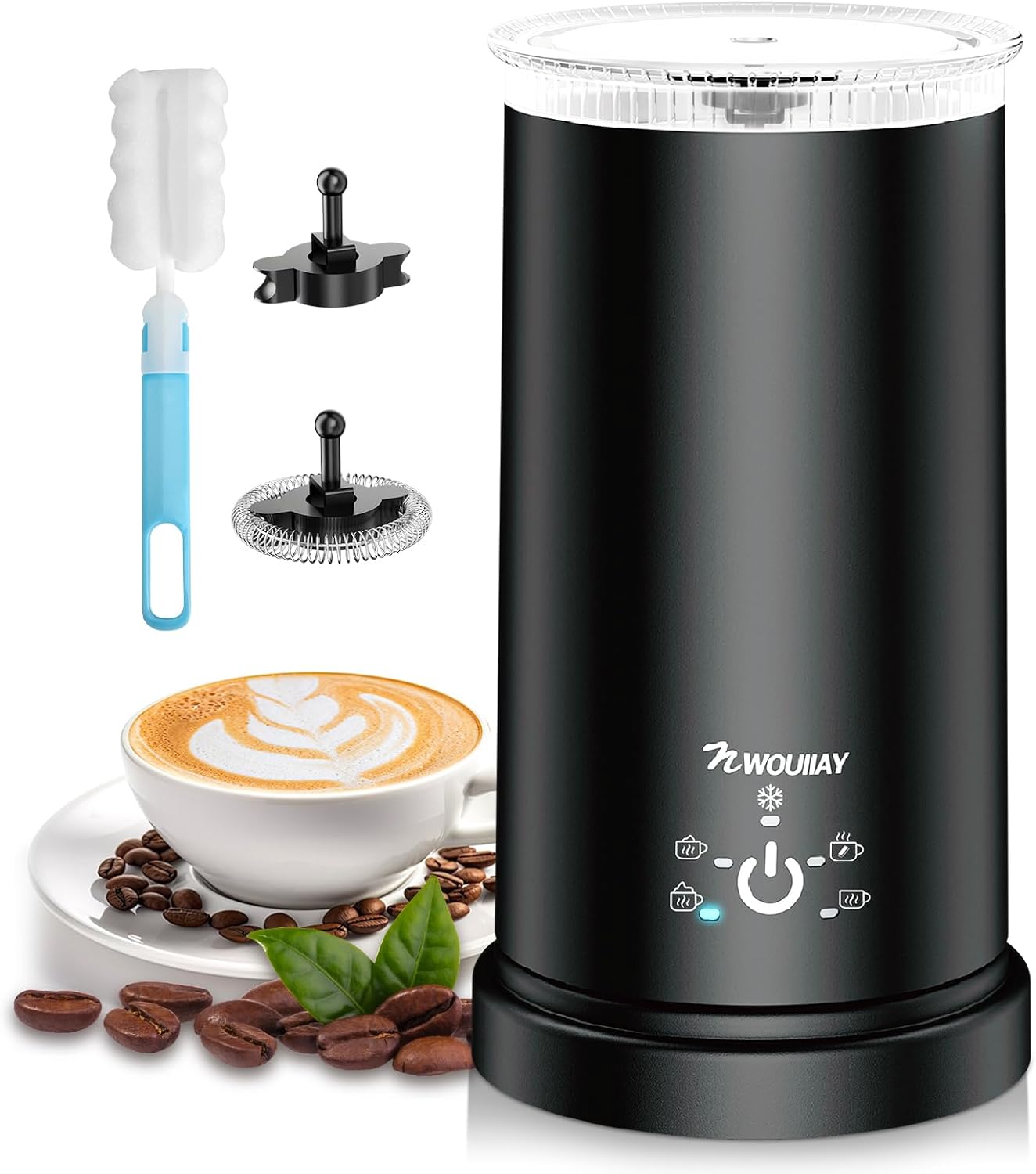 Montalatte Elettrico 5 in 1 - Cappuccinatore 600W 350ML - immagine 1