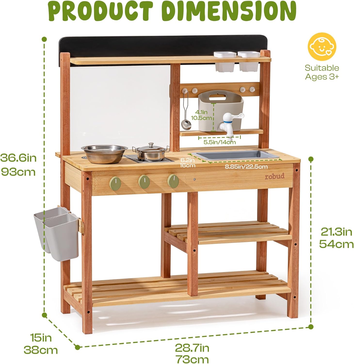 Robud Cucina Matsch in Legno per Esterni - immagine 8