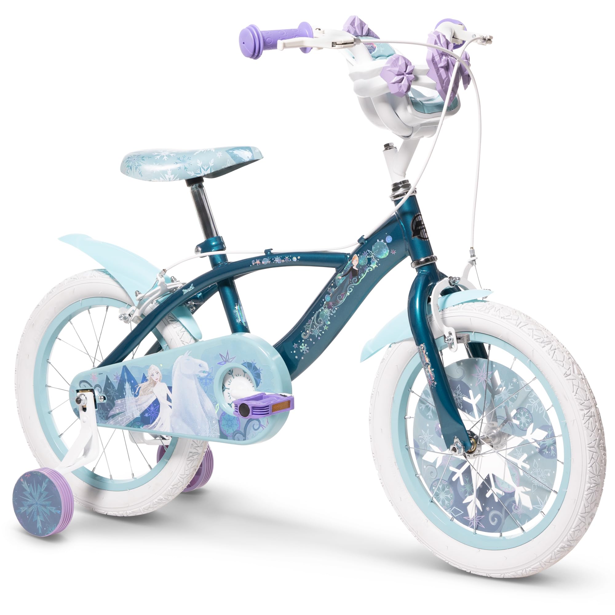 Huffy Disney Frozen - Bicicletta per Bambine 40,6 cm, Blu