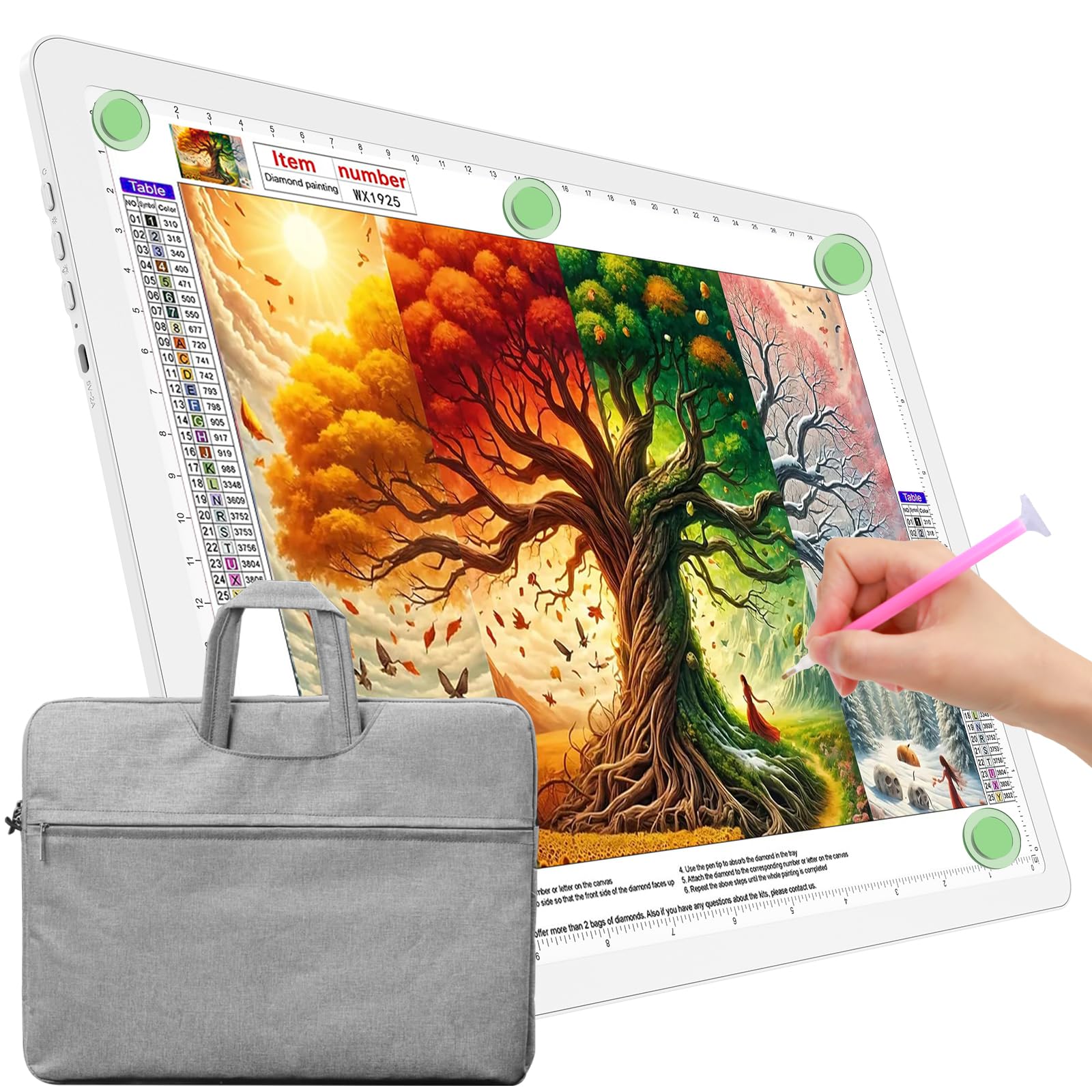 A4 Tavola Luminosa LED Ultra Luminosa con Tasca