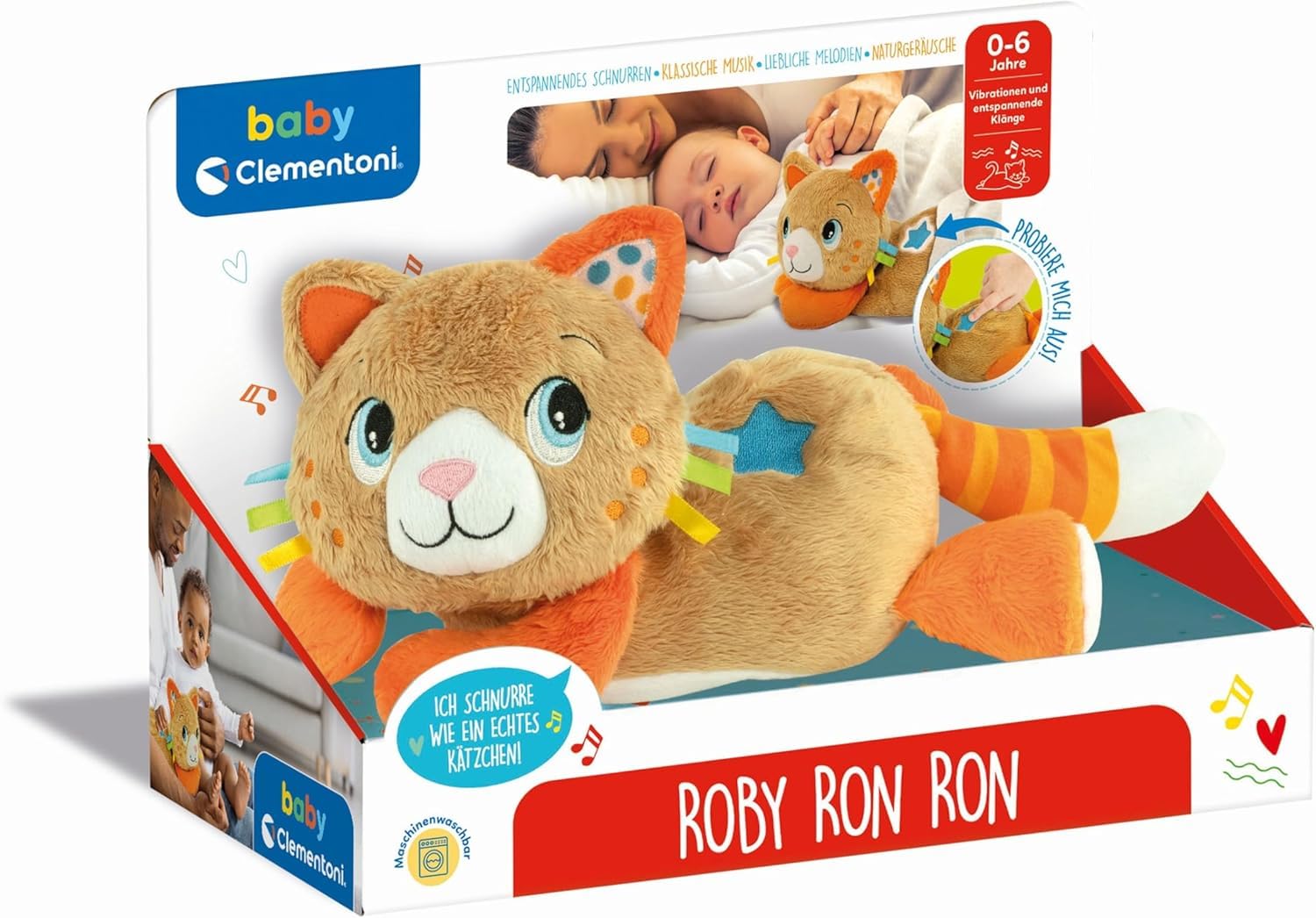 Clementoni Baby Kitty 59402 - Gattino per Nanna e Coccole | Velz