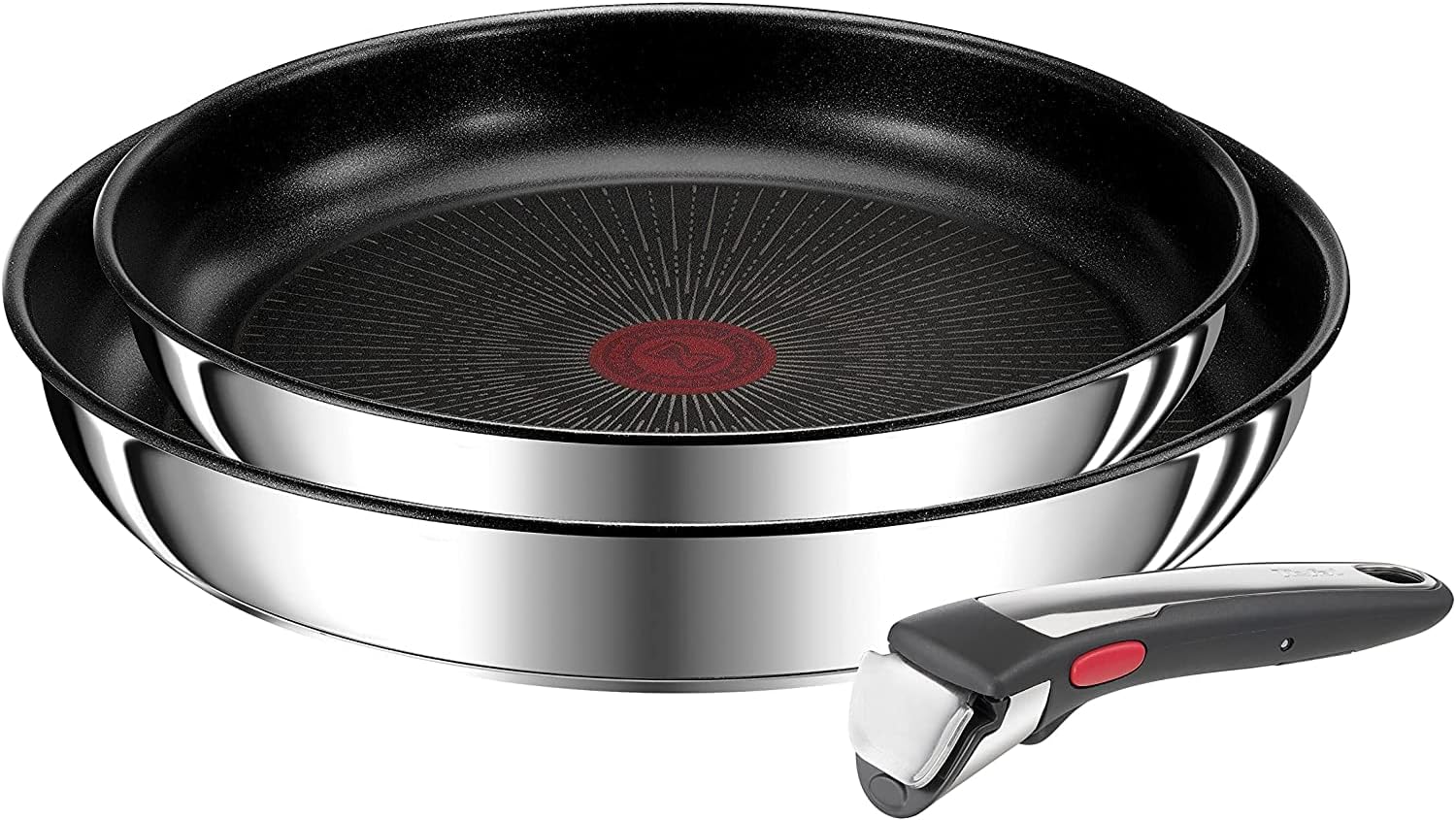 Tefal Ingenio Set 2 Padelle 24/28cm + Manico Rimovibile