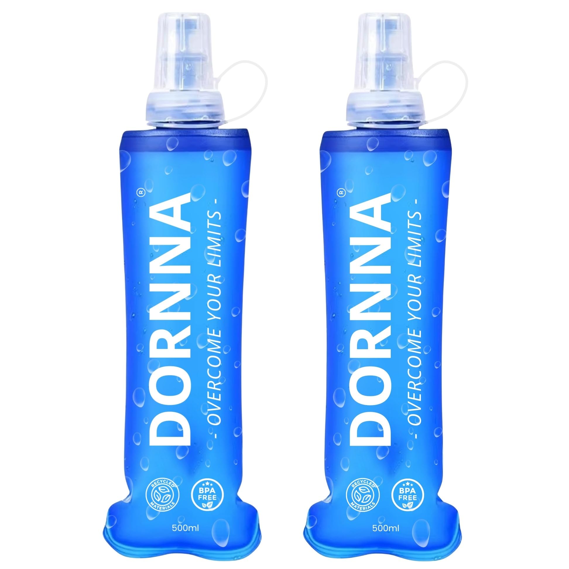 Dornna® Borraccia Morbida in Silicone 500ML (2 UDS)