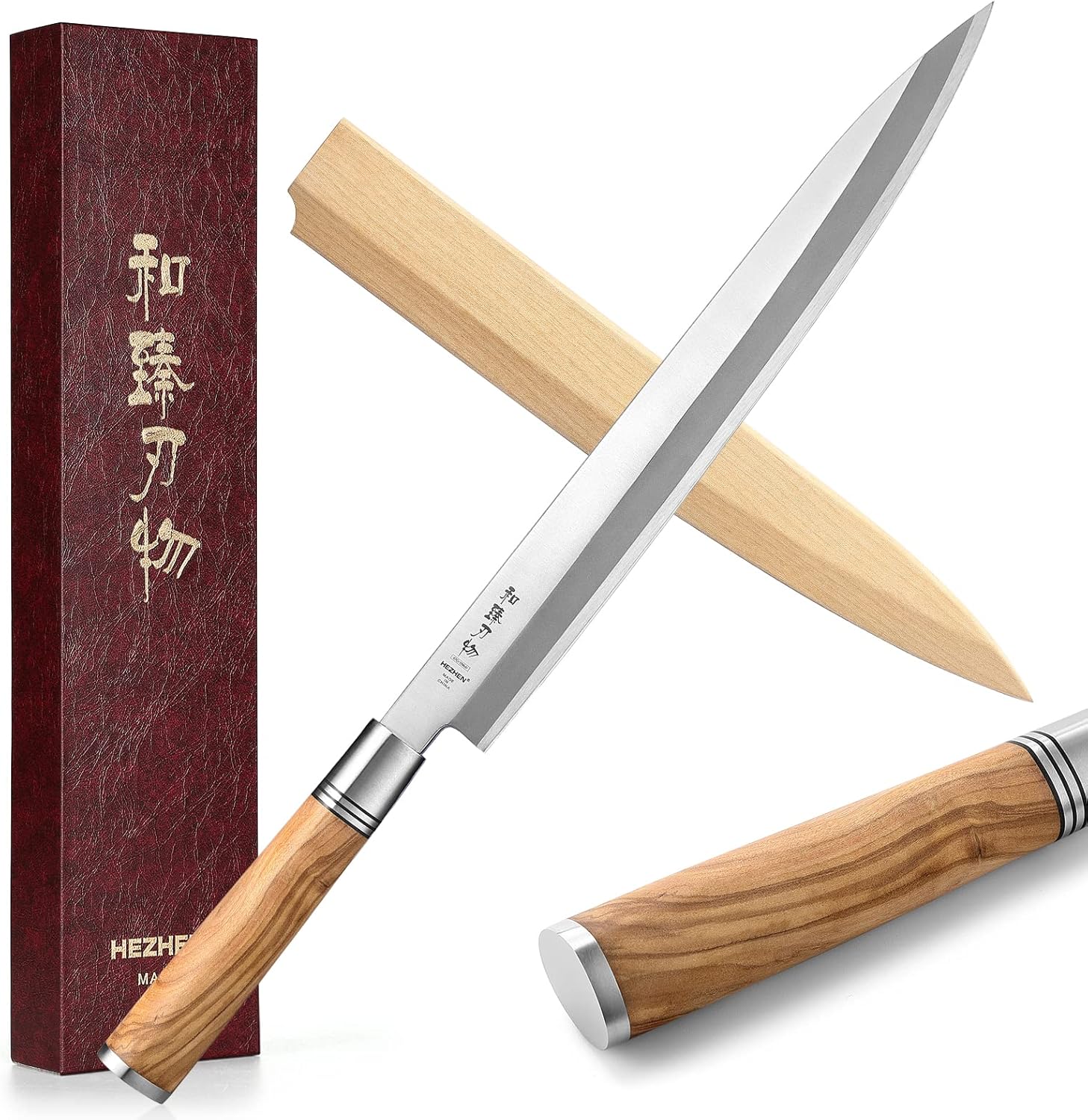 Hezhen Coltello da Sashimi Yanagiba 30CM