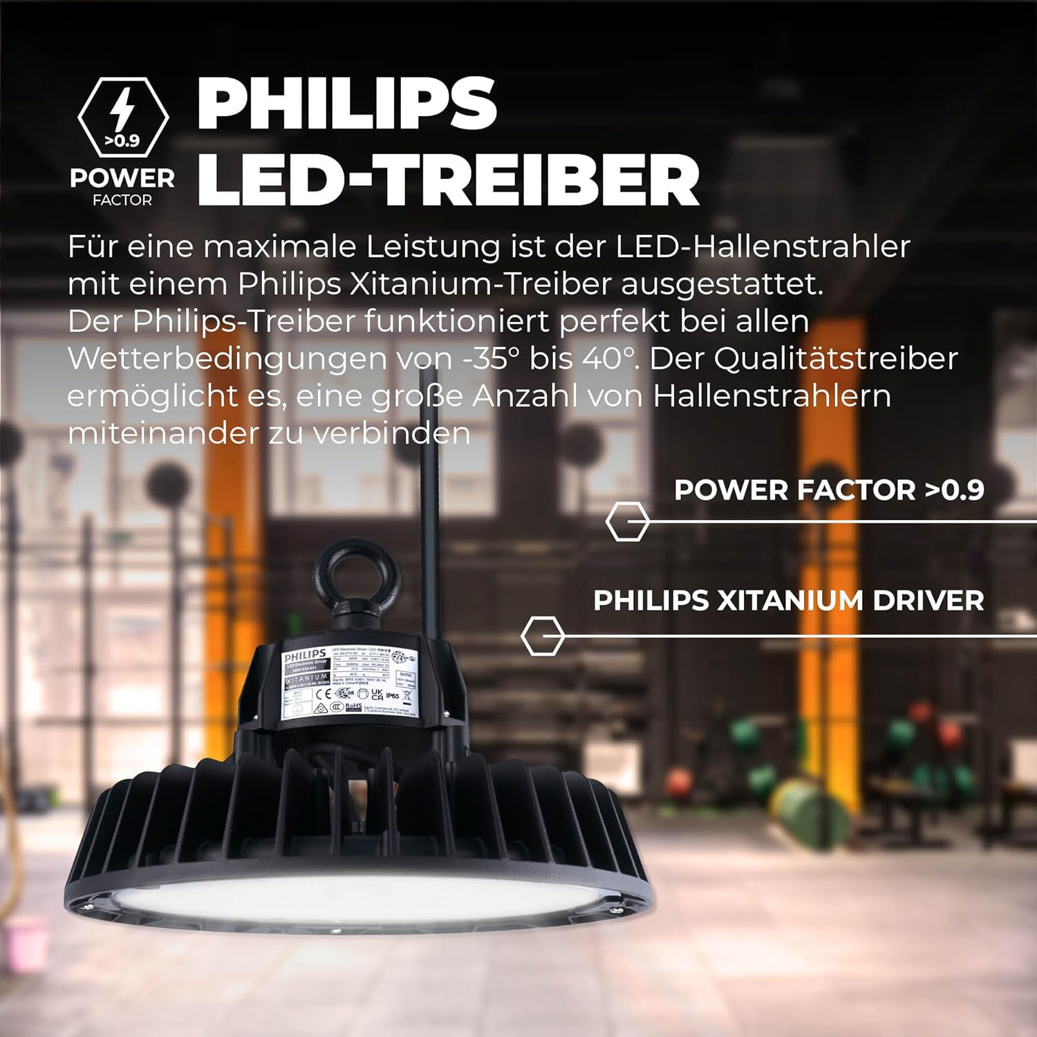 Ledvion Driver LED High Bay 200W Dimmerabile - immagine 8