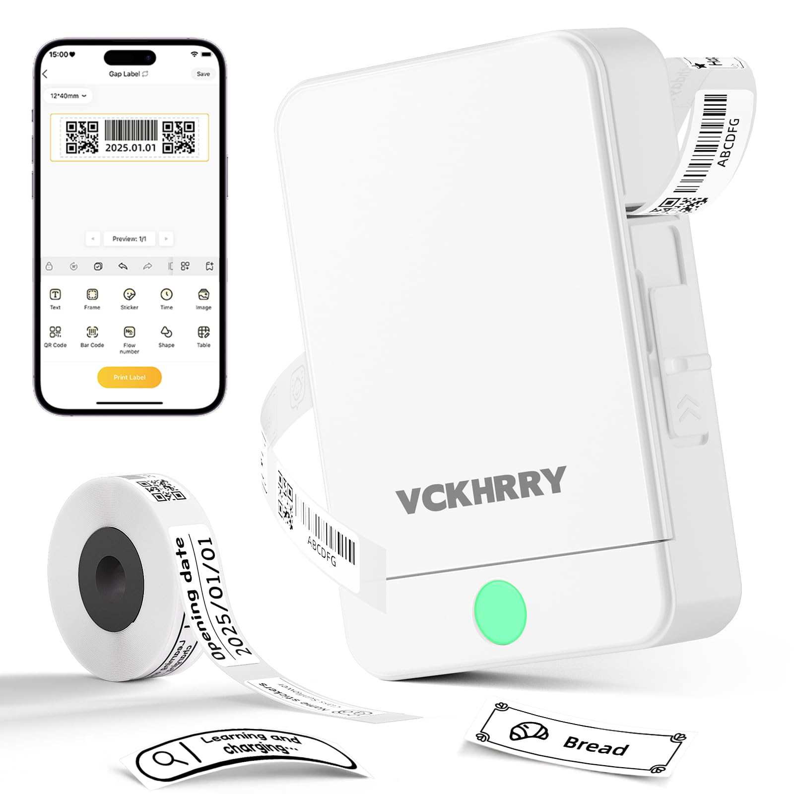 Mini Etichettatrice Bluetooth Portatile