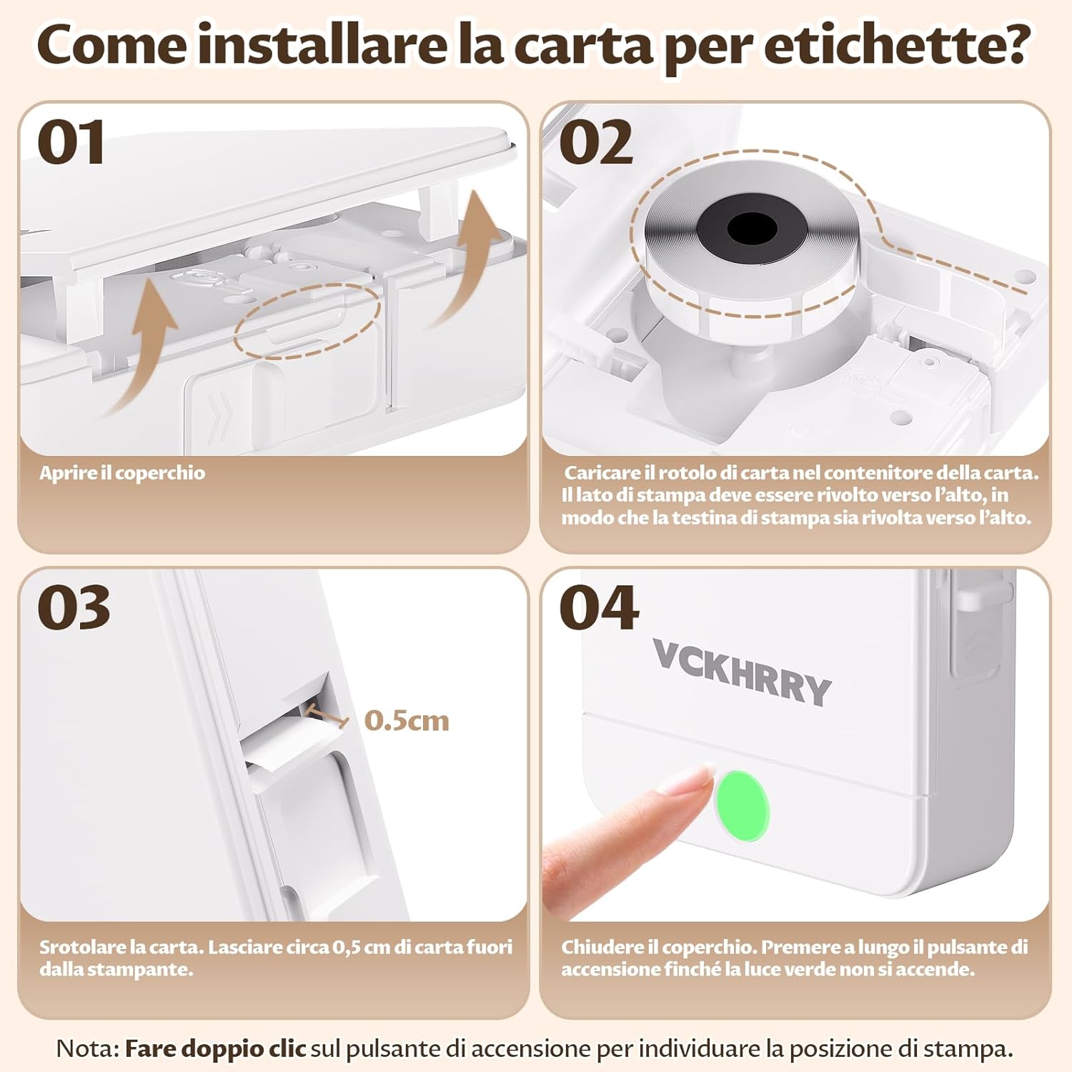 Mini Etichettatrice Bluetooth Portatile - immagine 6
