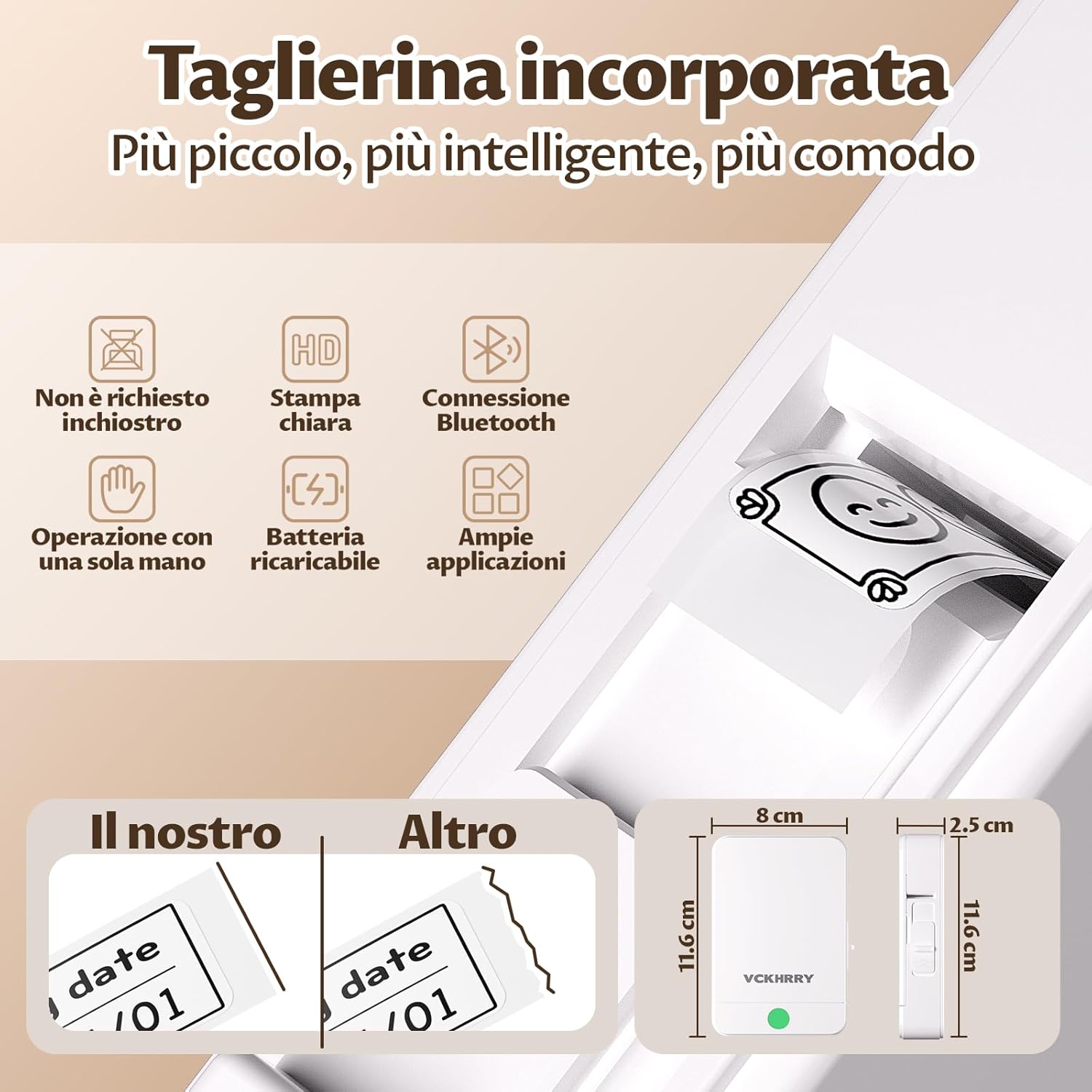 Mini Etichettatrice Bluetooth Portatile - immagine 7