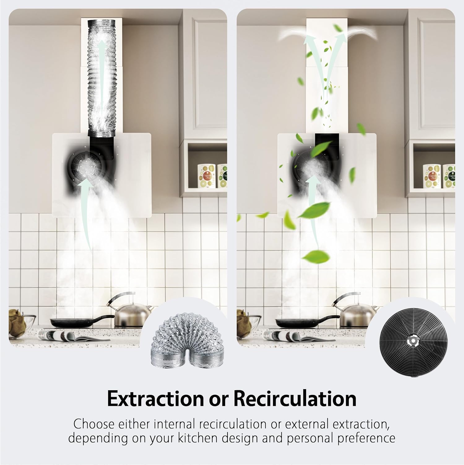 Firegas Cappa da Cucina 60 cm 532,4 m³/h - immagine 5