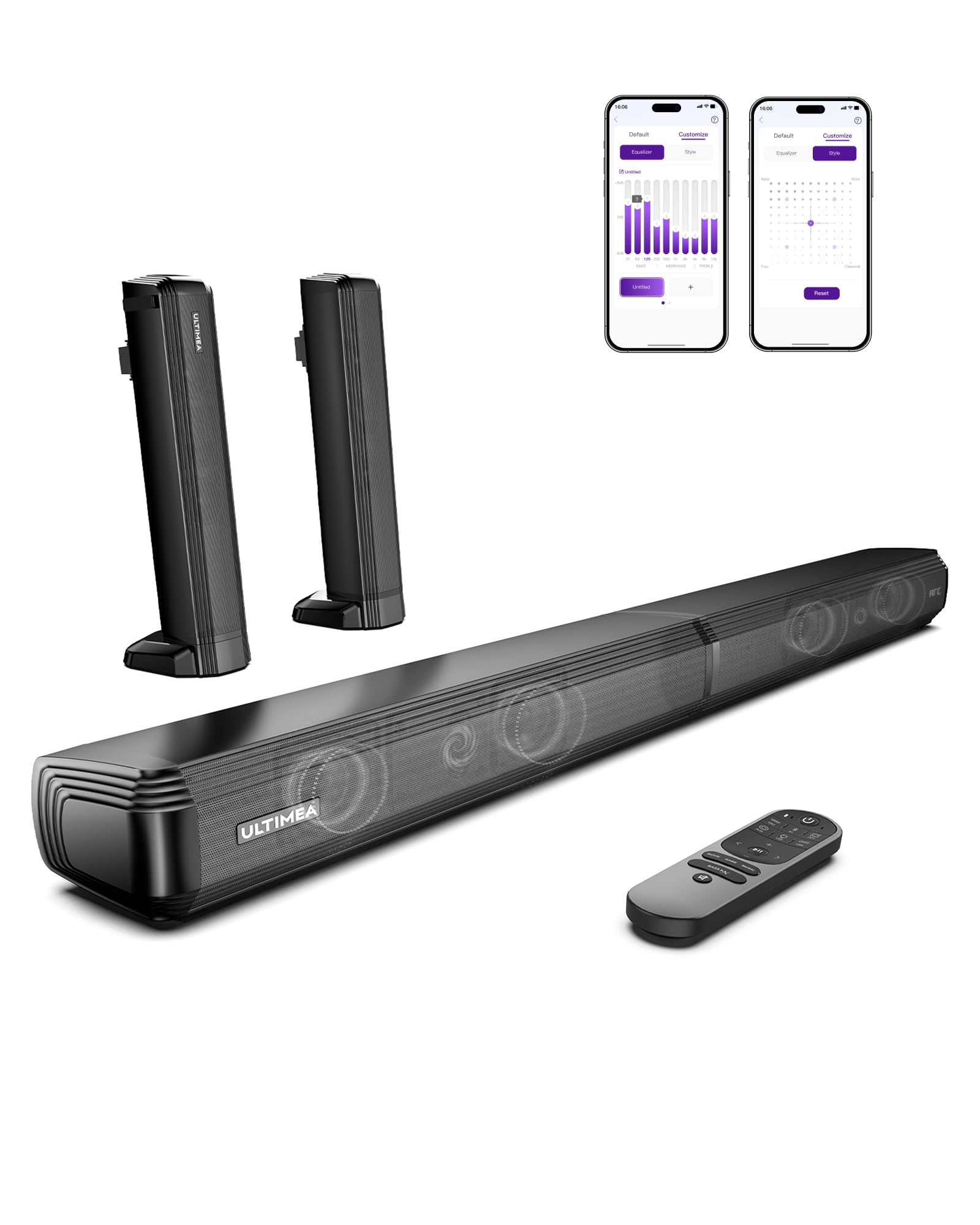 Ultimea Apollo S40 Pro - Soundbar Staccabile 2.2ch