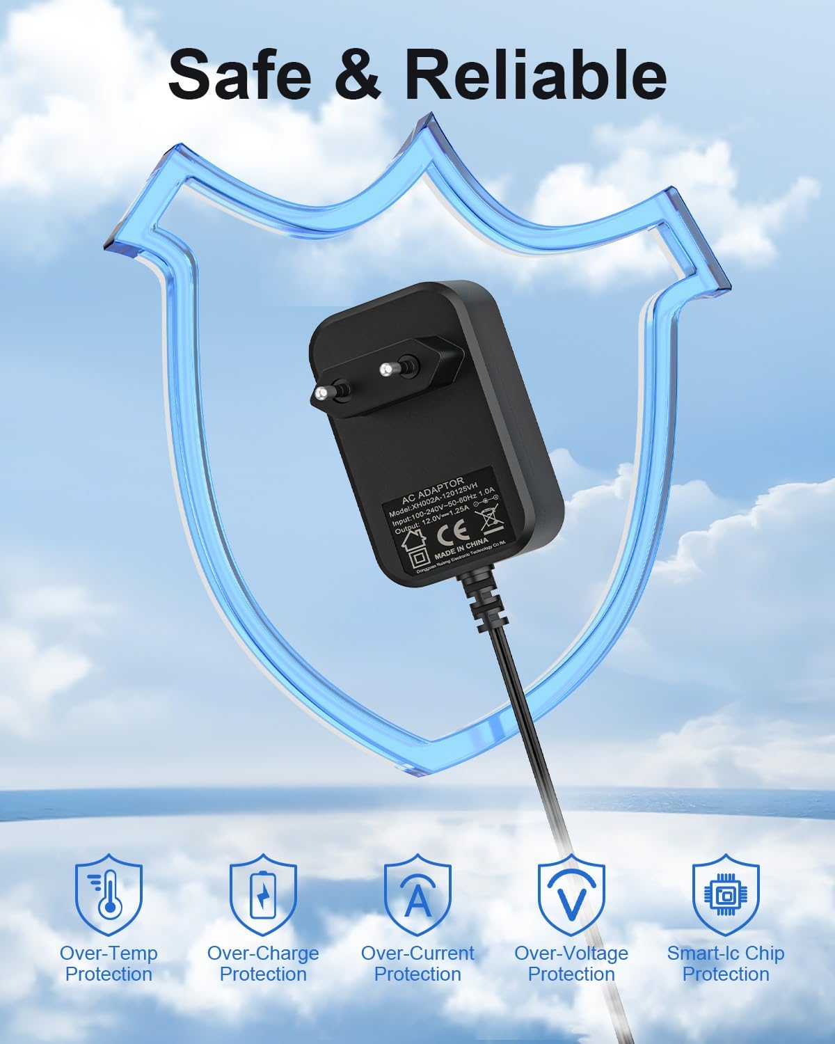 Jippofu Cavo Alimentazione 15W per Echo Dot e Show 5 - immagine 6