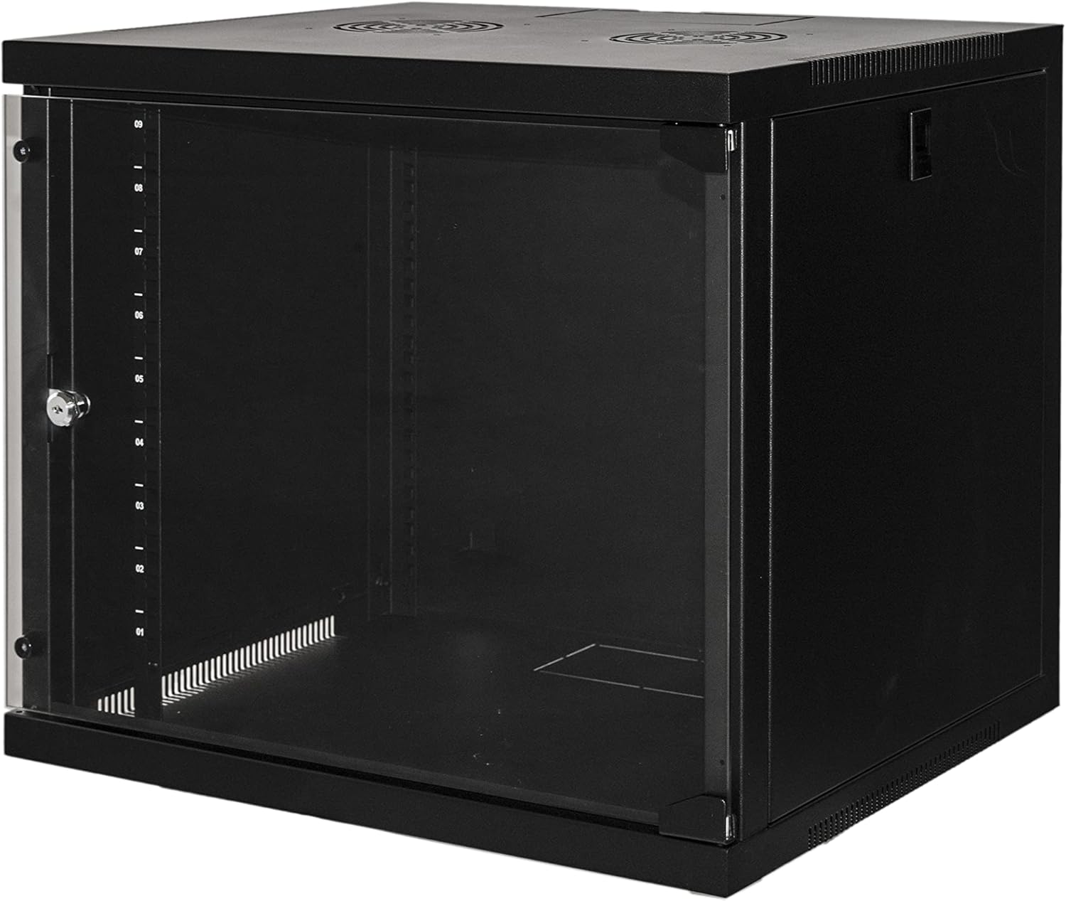 Link LK1909UN - Armadio Rack 19" 9 Unità da Muro, Nero - immagine 1
