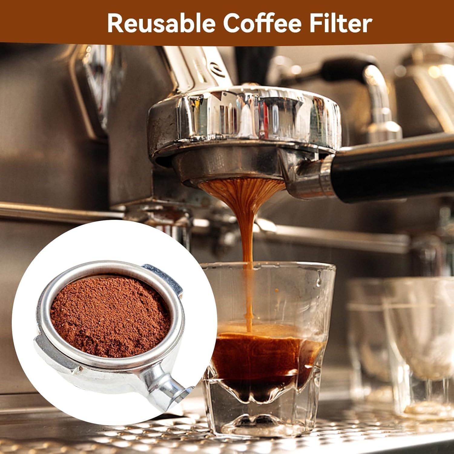 Filtro Caffè Riutilizzabile in Acciaio Inossidabile - immagine 4