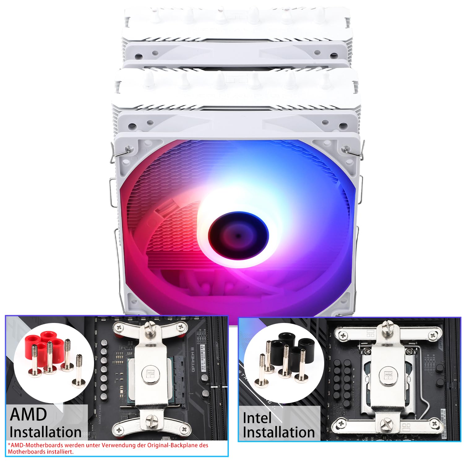 Peerless Assassin 120 SE White ARGB CPU Dual Tower - immagine 5