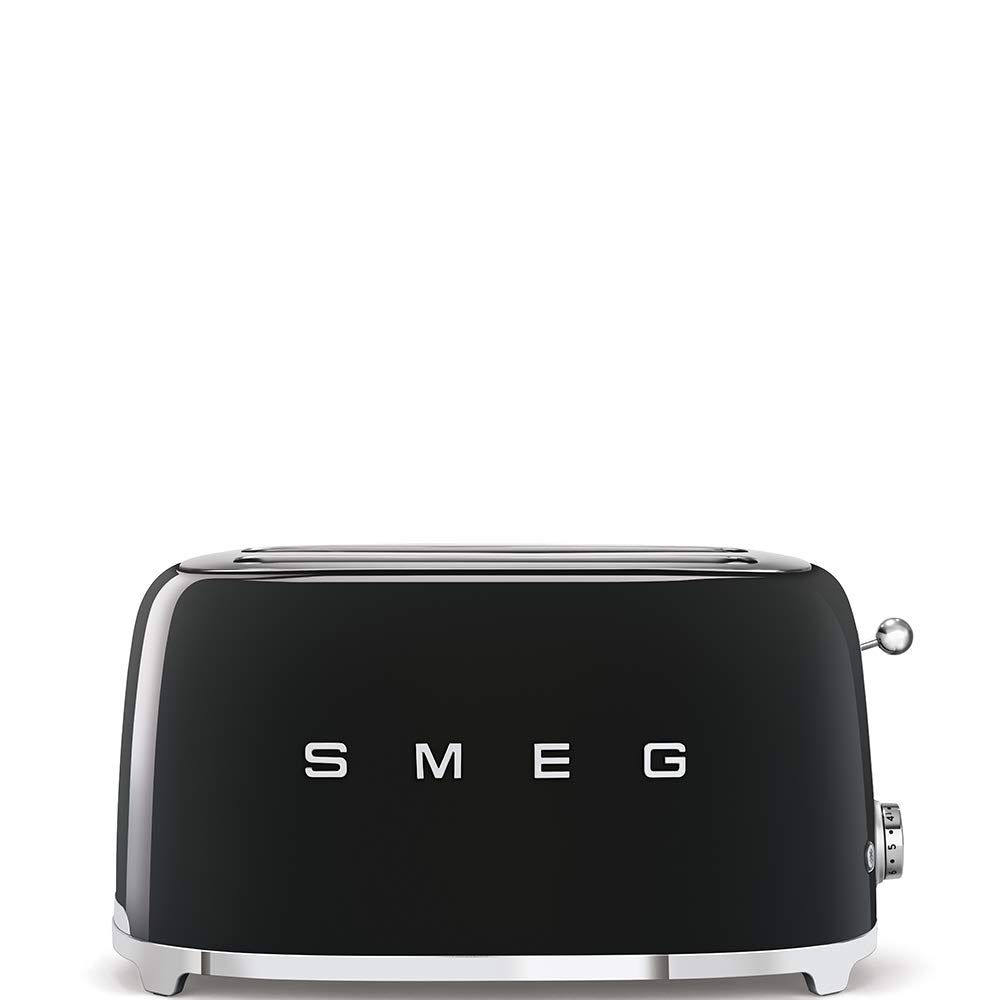 Smeg TSF02BLEU - Tostapane 2x4 Scomparti 1500W, Nero