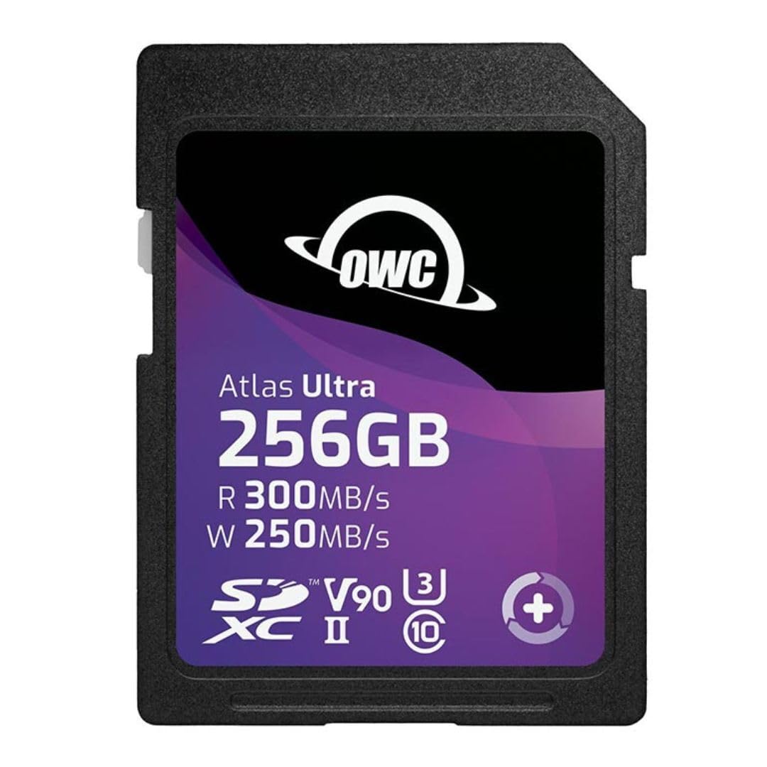 OWC Scheda di memoria Atlas Pro SDXC UHS-II V90 da 256 GB