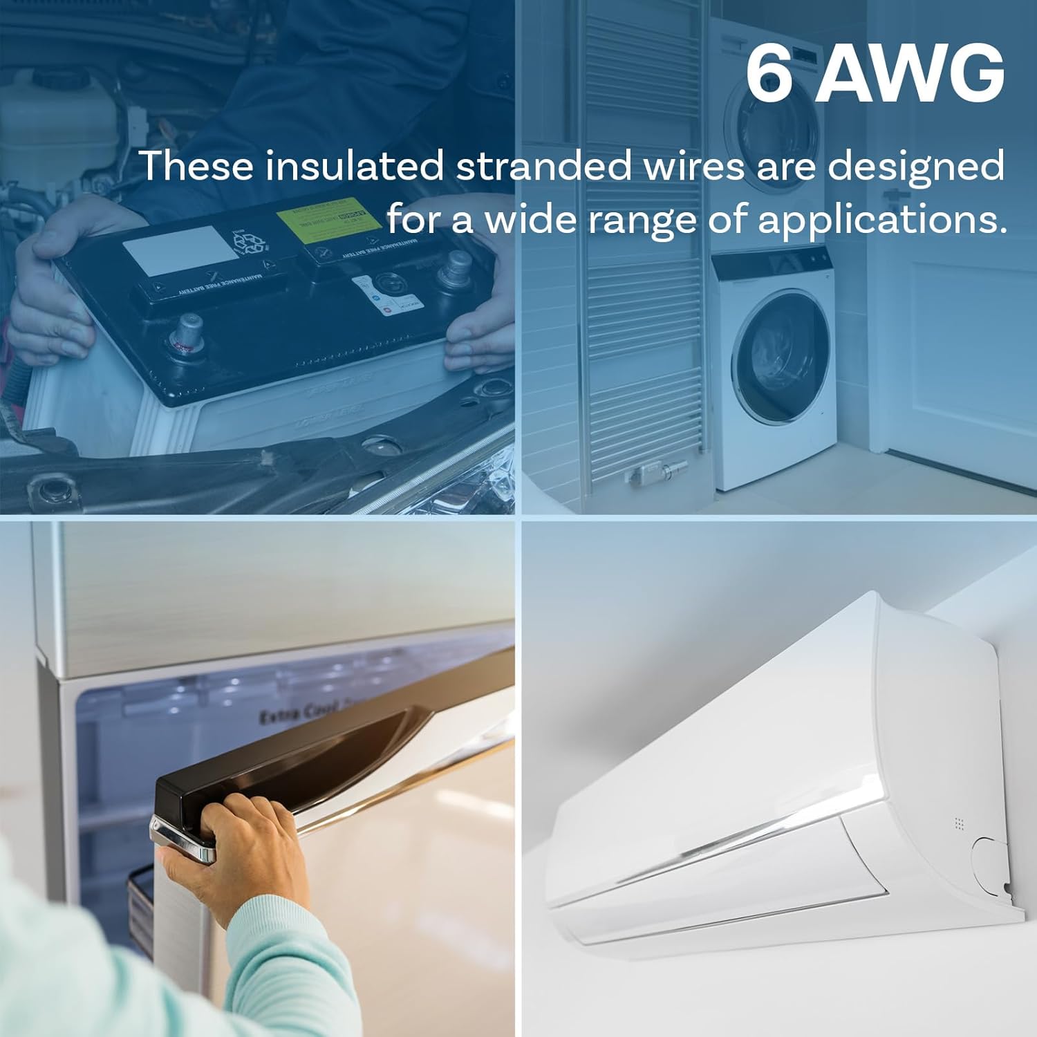 Mmobiel Cavo Elettrico Silicone AWG 6, 2,5m - immagine 3