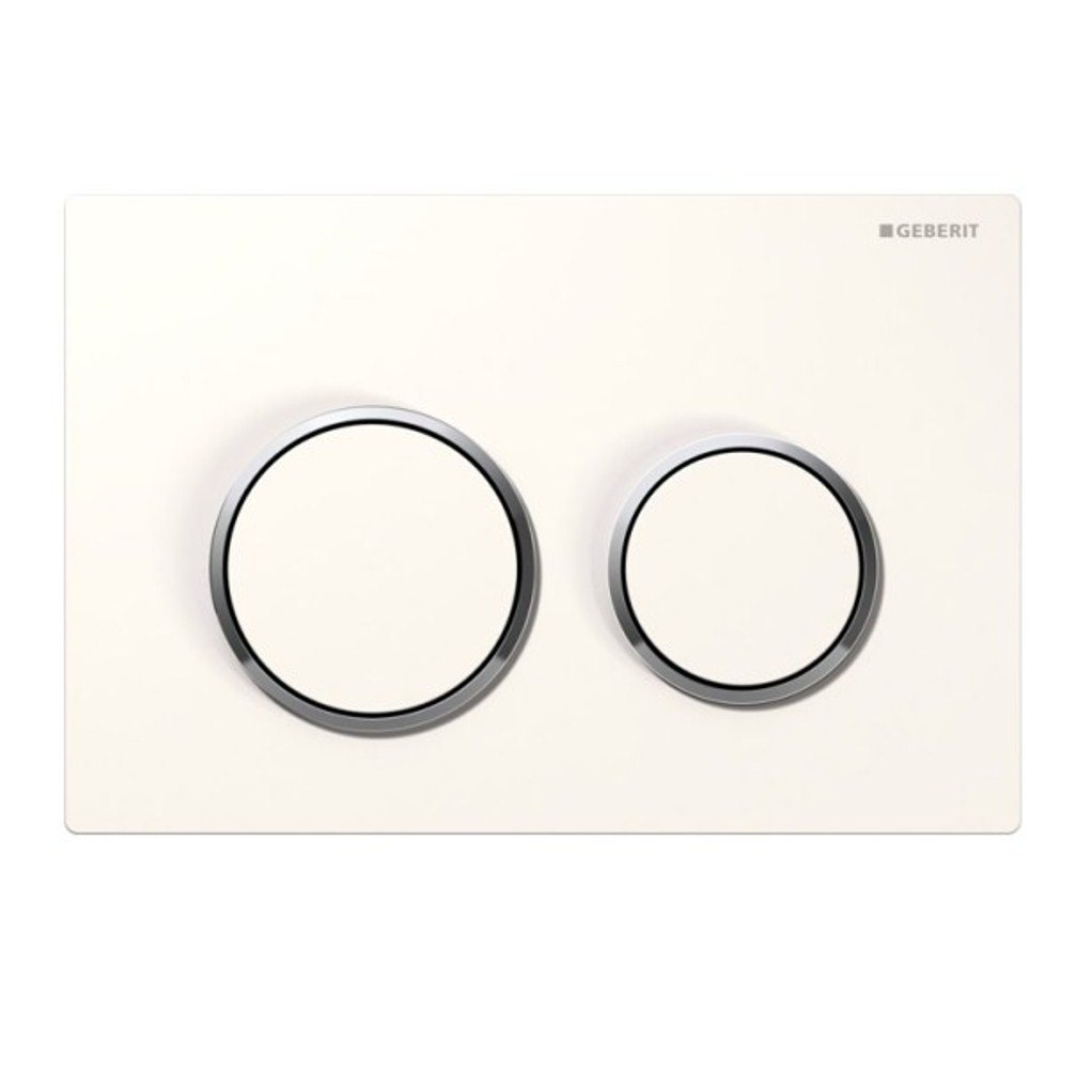 Geberit 115.085.KJ.1 Placca di Scarico Omega 20, Grigio
