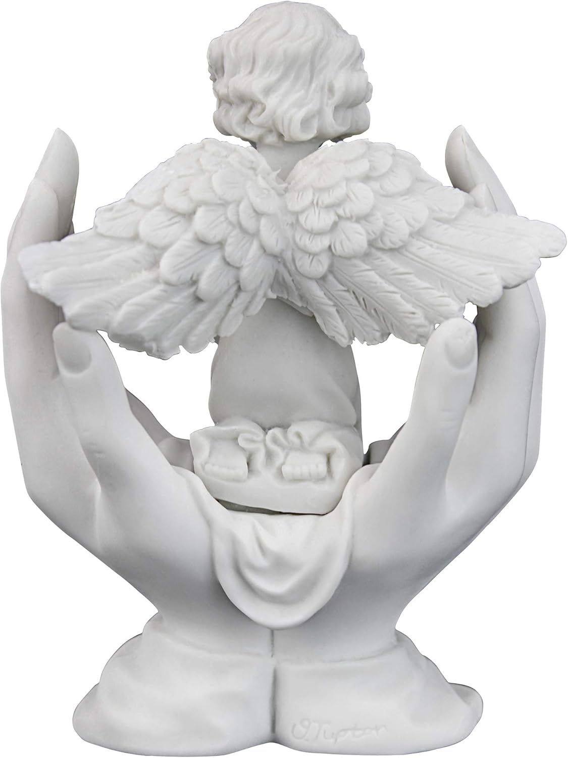 Design Toscano Statua in Marmo Sintetico Preghiere di Un Angelo - immagine 3