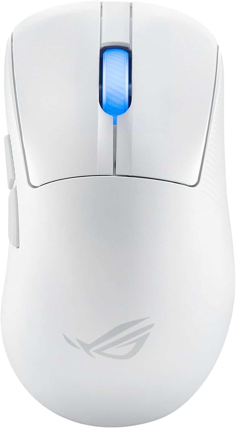 Asus ROG Keris II Ace - Mouse Gaming Wireless 54g, Bianco - immagine 1