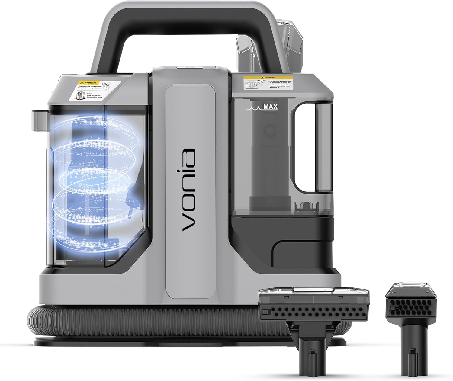 Vonia Lavatappeti Portatile 450W, Grigio